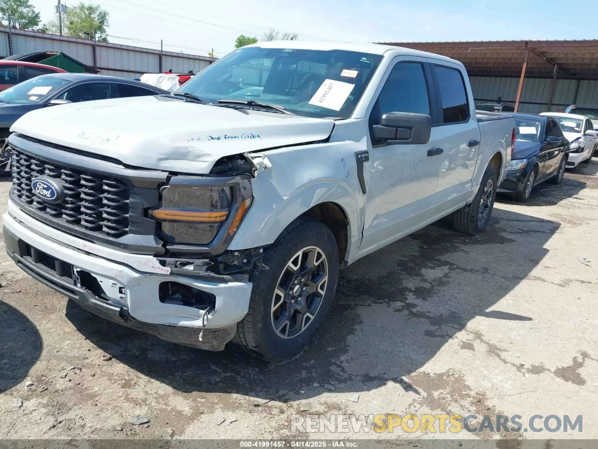 2 fotografías del automóvil dañado 1FTEW2KP1RKE73028 FORD F-150 2024