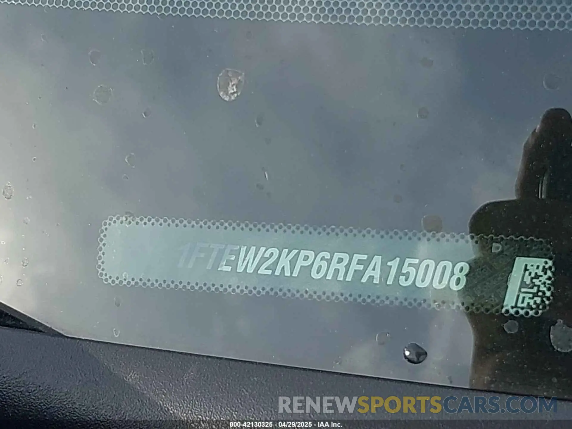 18 fotografías del automóvil dañado 1FTEW2KP6RFA15008 FORD F-150 2024