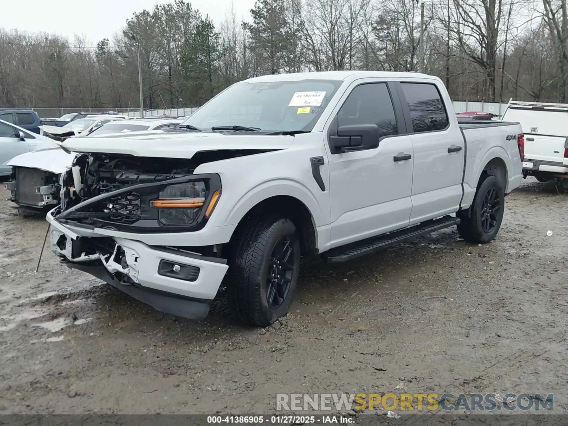 2 fotografías del automóvil dañado 1FTEW2LP3RKE10284 FORD F-150 2024