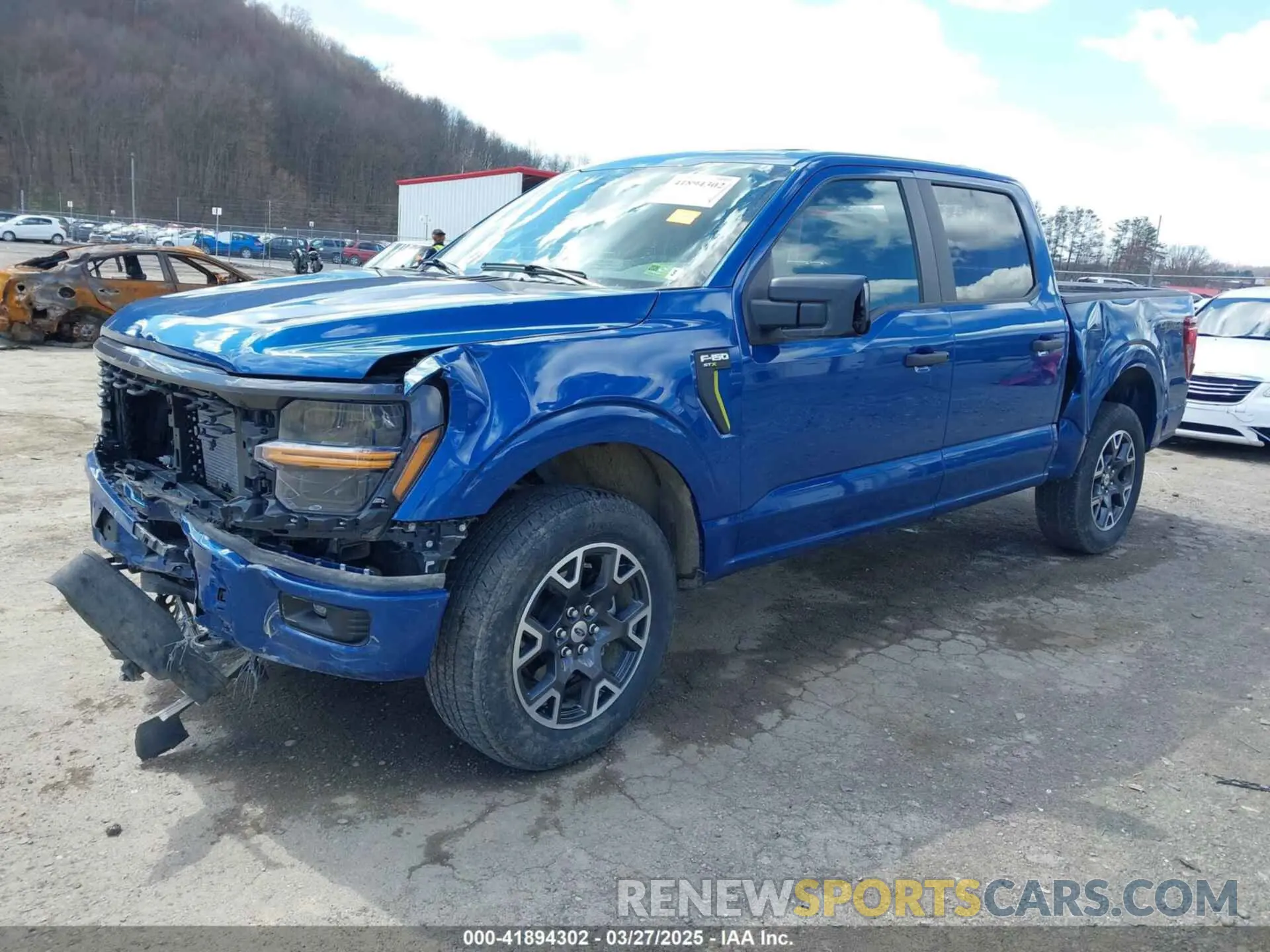 2 fotografías del automóvil dañado 1FTEW2LPXRFA56269 FORD F-150 2024