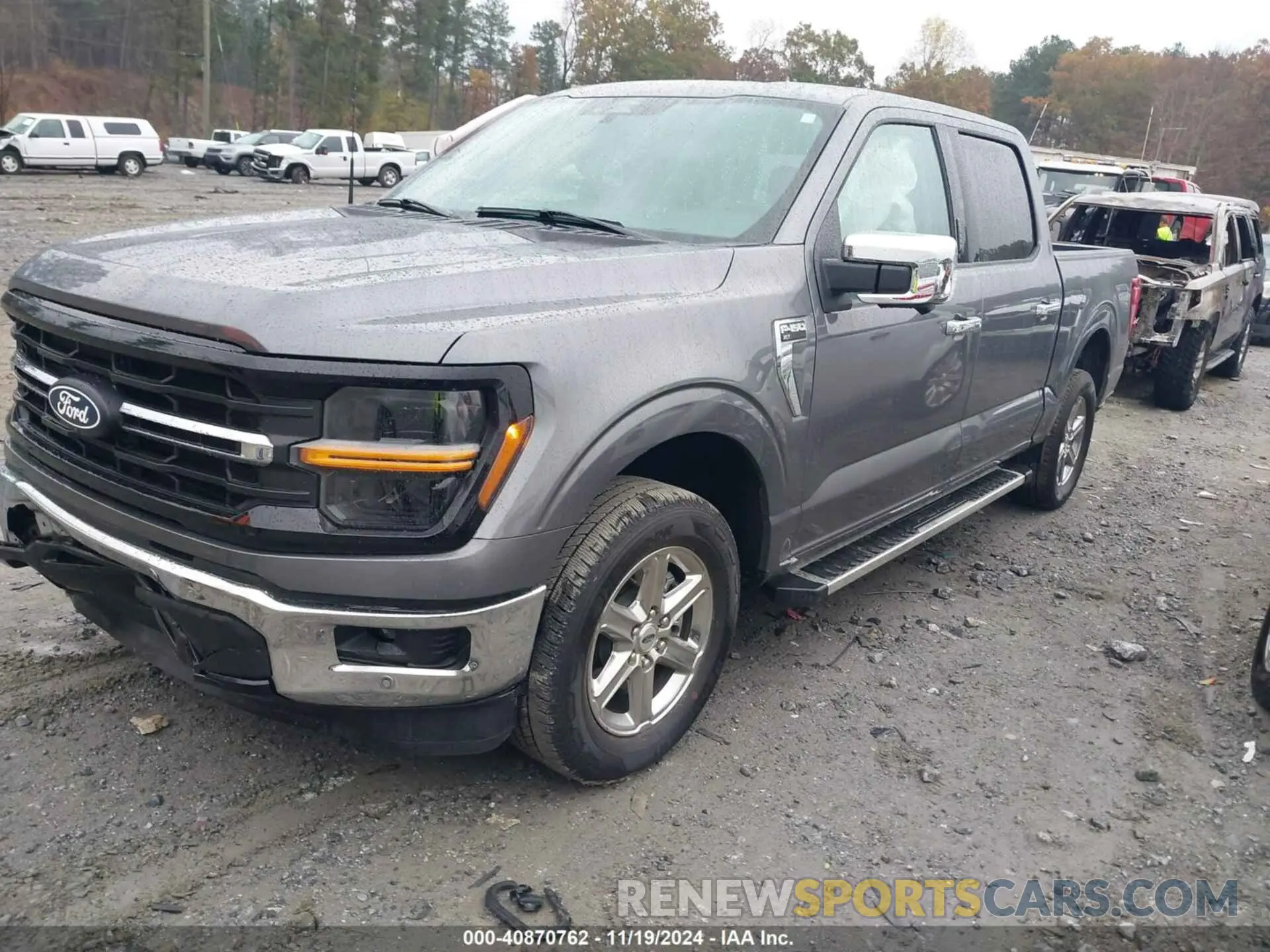 2 fotografías del automóvil dañado 1FTEW3KPXRFA80904 FORD F-150 2024
