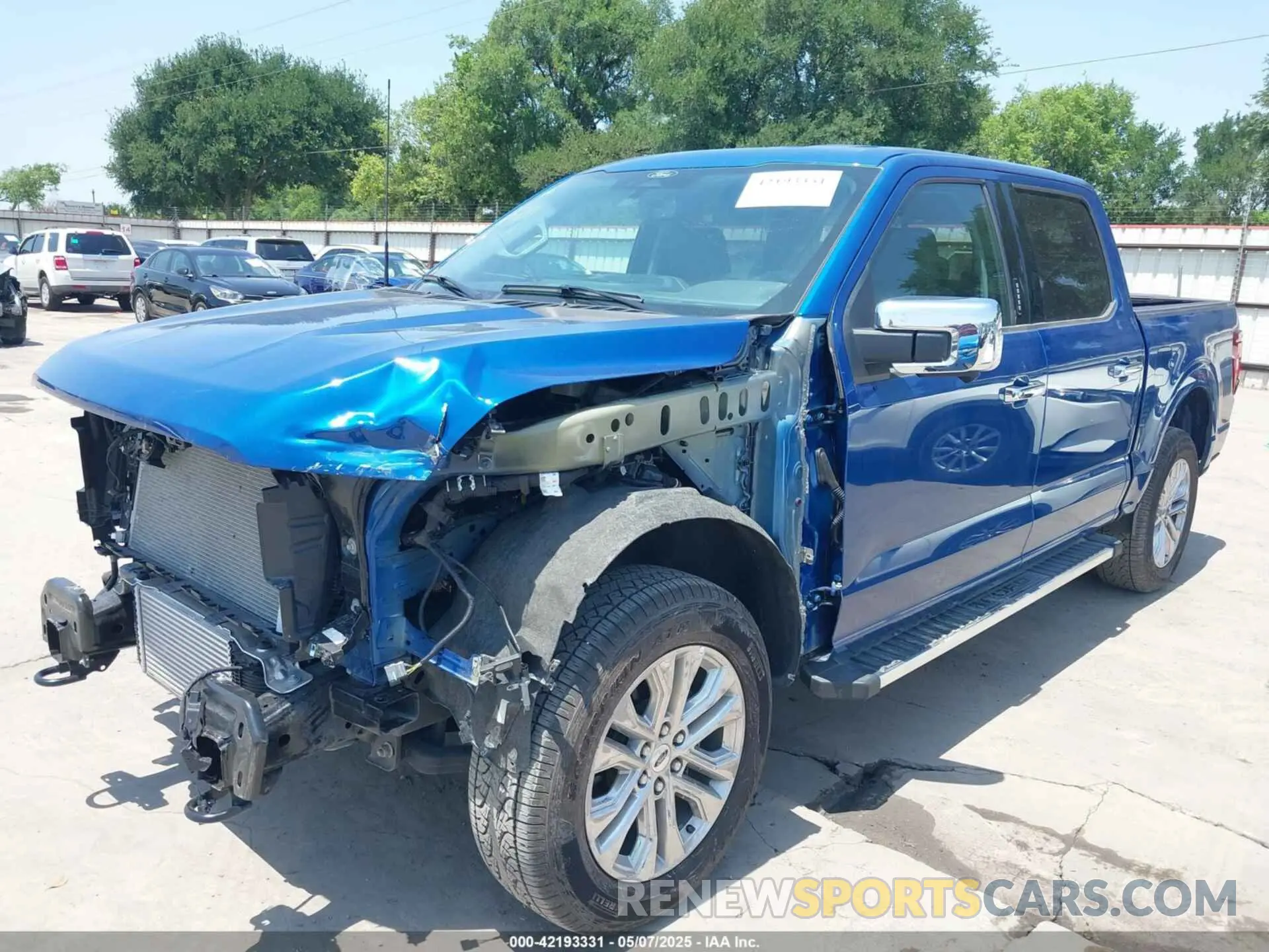 2 fotografías del automóvil dañado 1FTEW3LP6RKF53526 FORD F-150 2024