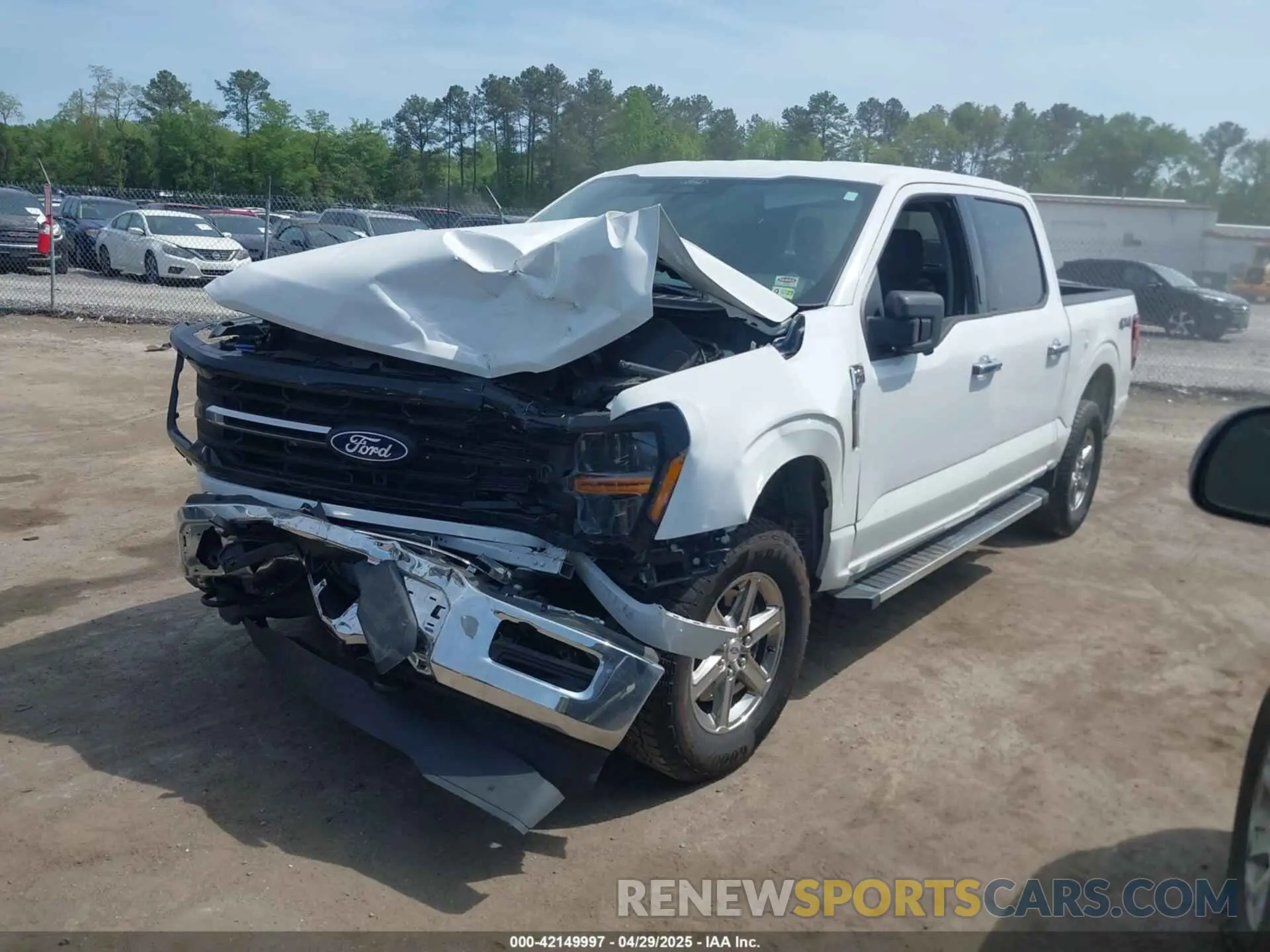 2 fotografías del automóvil dañado 1FTEW3LP7RKE80702 FORD F-150 2024