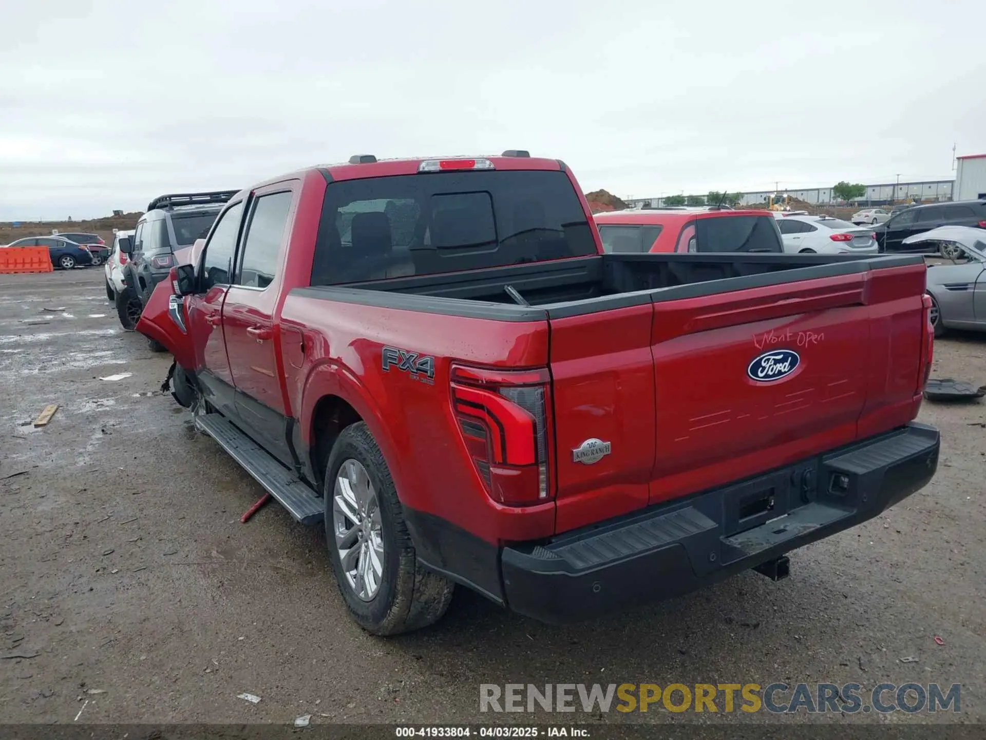 3 fotografías del automóvil dañado 1FTFW6L80RFC02943 FORD F-150 2024