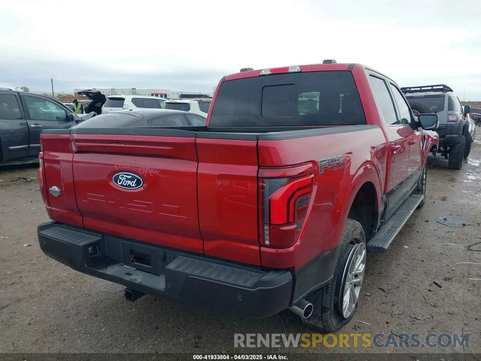 4 fotografías del automóvil dañado 1FTFW6L80RFC02943 FORD F-150 2024