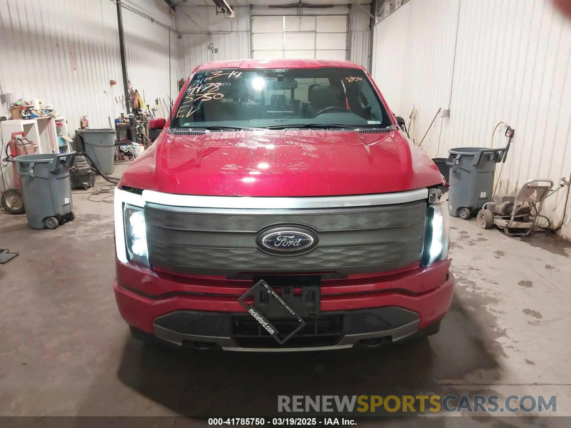 13 fotografías del automóvil dañado 1FT6W1EV2NWG01661 FORD F-150 LIGHTNING 2022