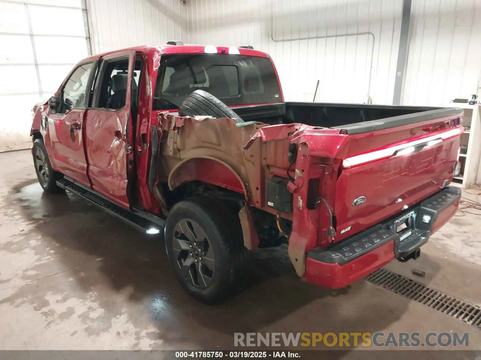 3 fotografías del automóvil dañado 1FT6W1EV2NWG01661 FORD F-150 LIGHTNING 2022