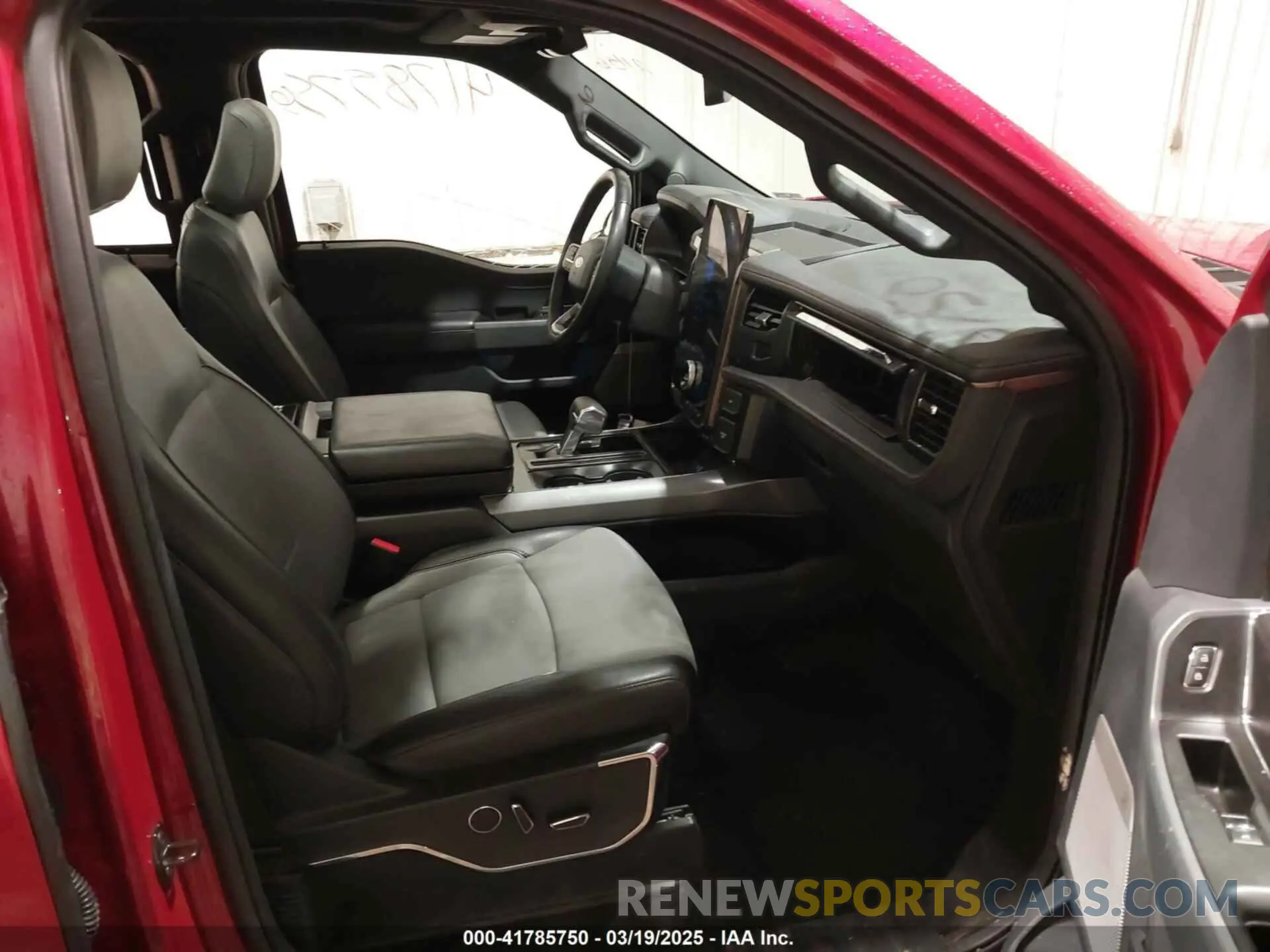 5 fotografías del automóvil dañado 1FT6W1EV2NWG01661 FORD F-150 LIGHTNING 2022