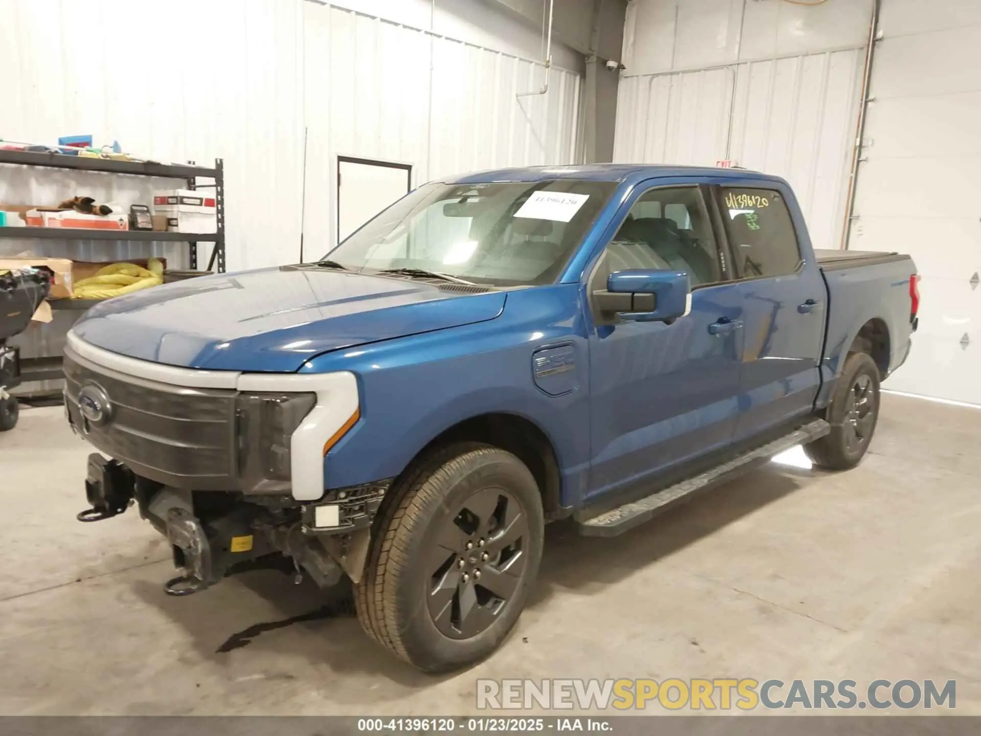 2 fotografías del automóvil dañado 1FTVW1EL7NWG15923 FORD F-150 LIGHTNING 2022