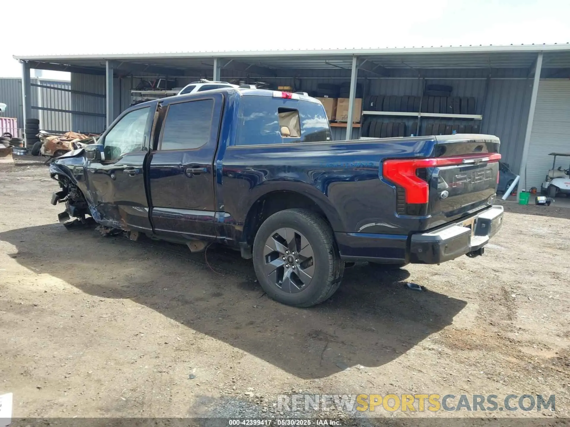 3 fotografías del automóvil dañado 1FTVW1EL9NWG15390 FORD F-150 LIGHTNING 2022