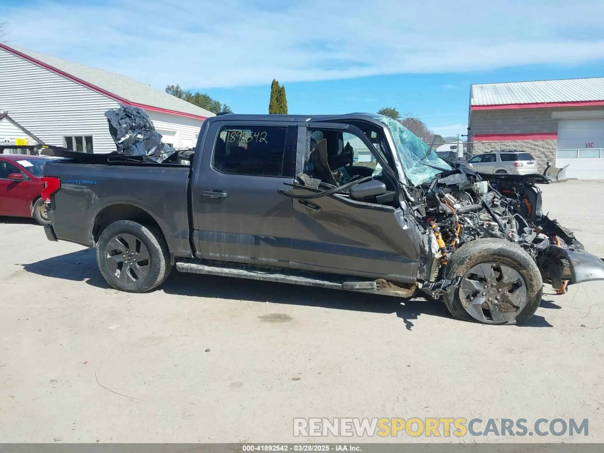 12 fotografías del automóvil dañado 1FTVW1EV4NWG03679 FORD F-150 LIGHTNING 2022