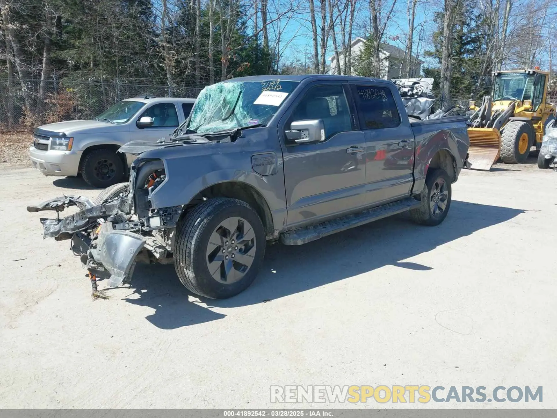2 fotografías del automóvil dañado 1FTVW1EV4NWG03679 FORD F-150 LIGHTNING 2022