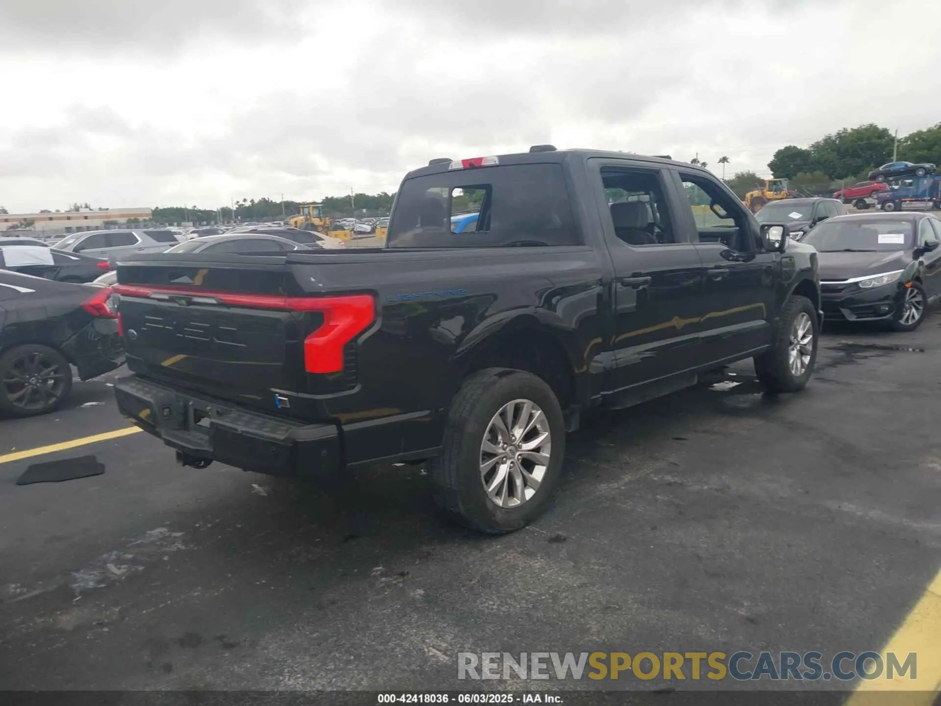 4 fotografías del automóvil dañado 1FT6W1EV3PWG08587 FORD F-150 LIGHTNING 2023