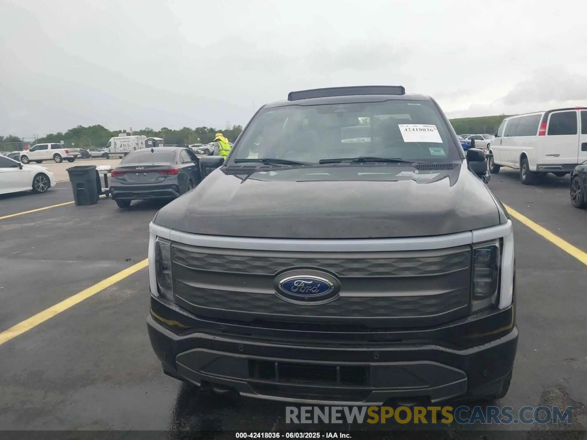 6 fotografías del automóvil dañado 1FT6W1EV3PWG08587 FORD F-150 LIGHTNING 2023