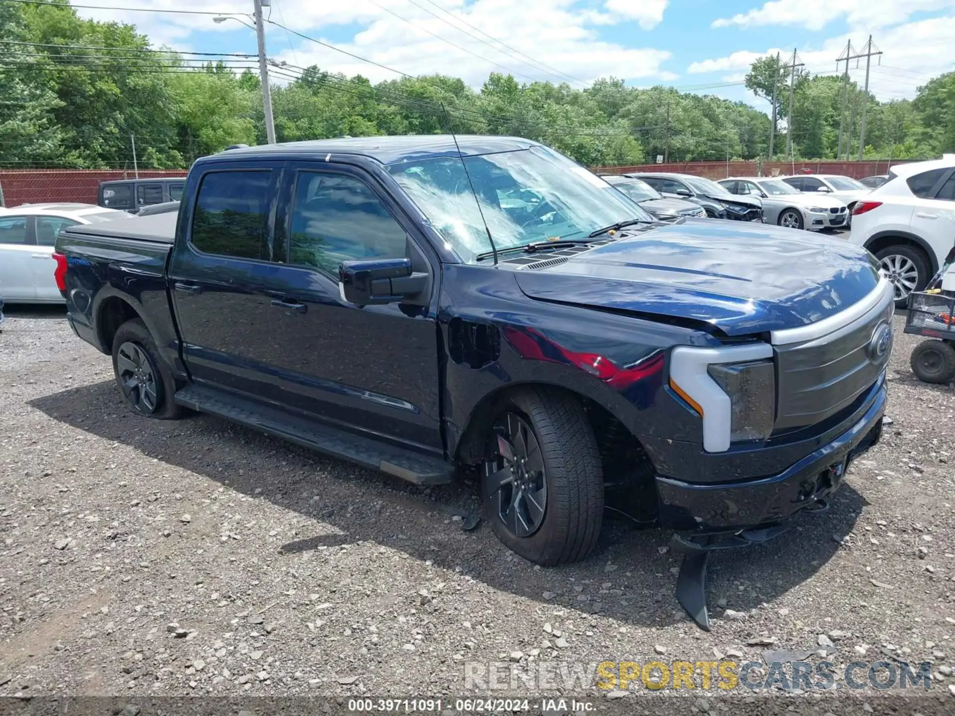 1 fotografías del automóvil dañado 1FT6W1EVXPWG42428 FORD F-150 LIGHTNING 2023