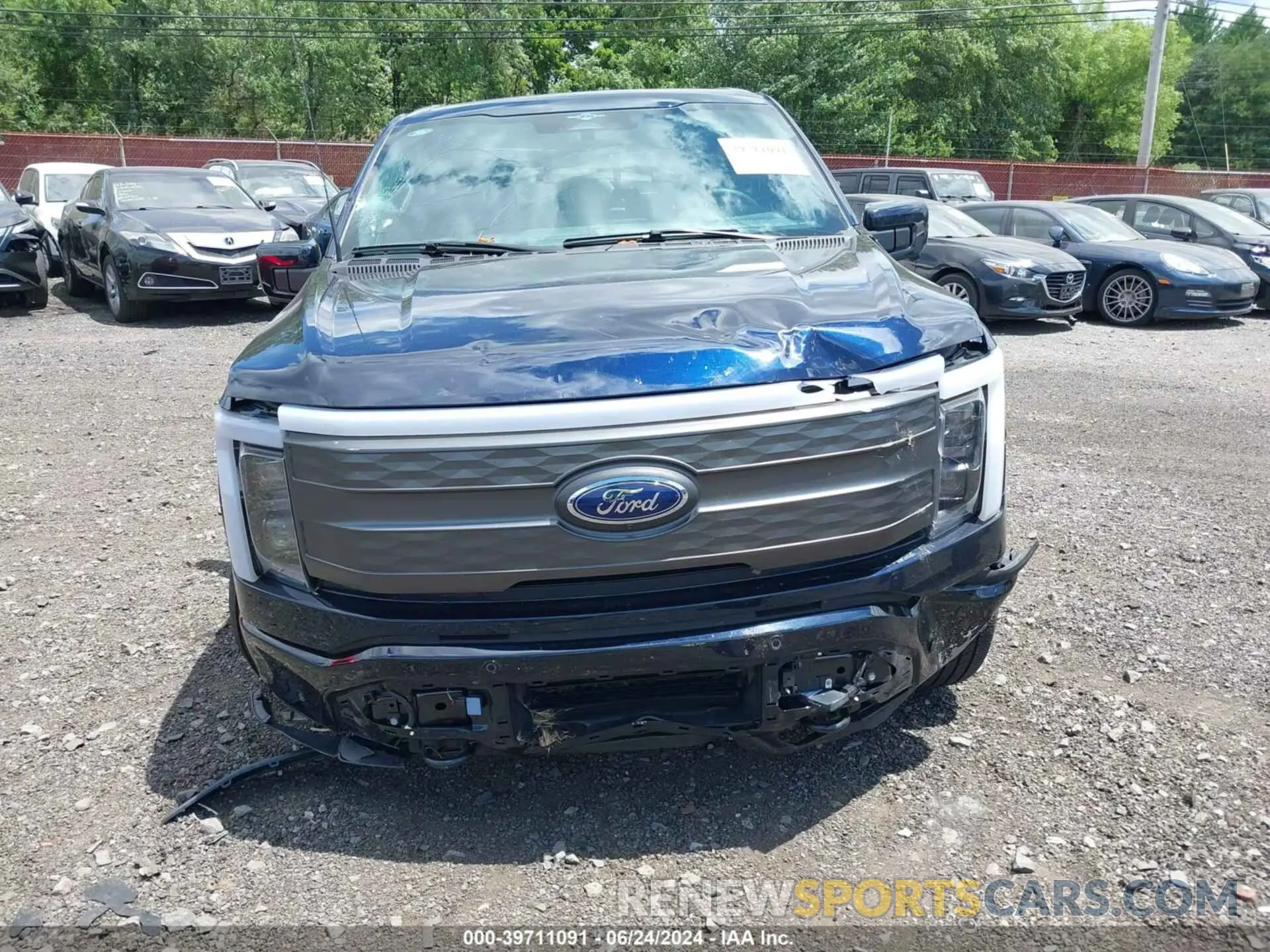 12 fotografías del automóvil dañado 1FT6W1EVXPWG42428 FORD F-150 LIGHTNING 2023