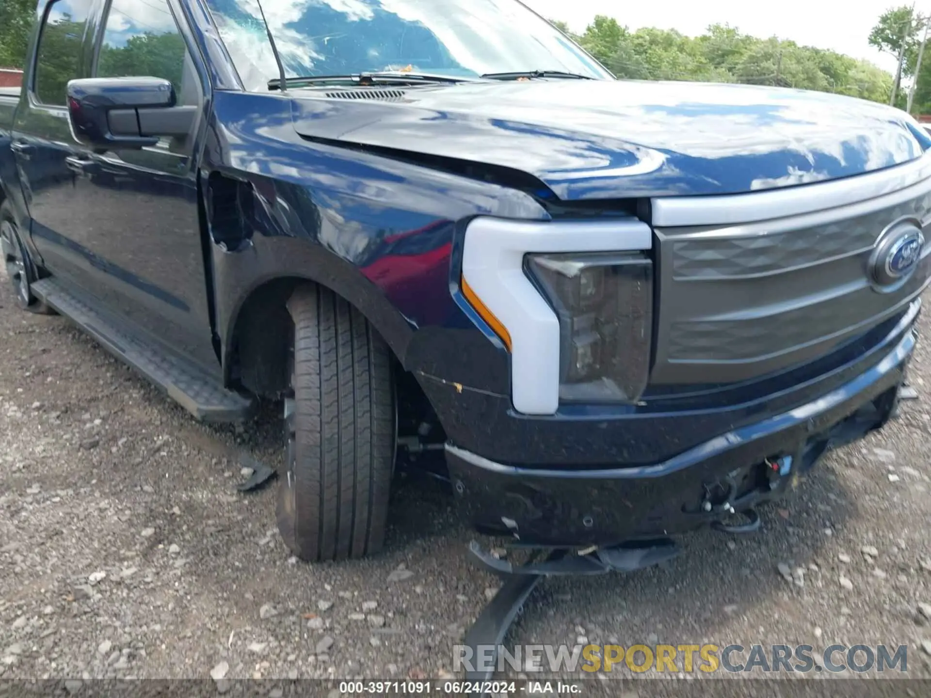 22 fotografías del automóvil dañado 1FT6W1EVXPWG42428 FORD F-150 LIGHTNING 2023