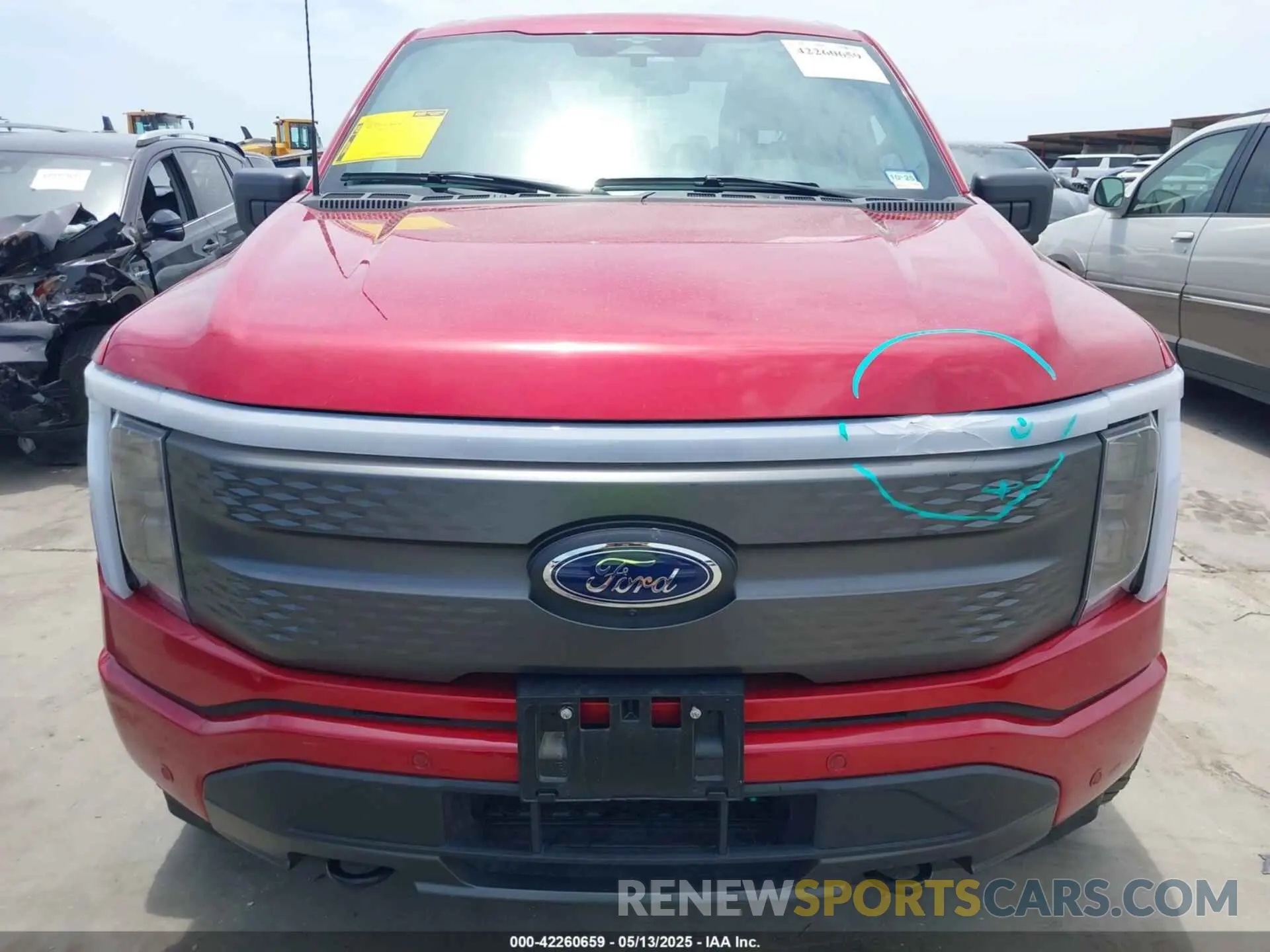 12 fotografías del automóvil dañado 1FTVW1EL8PWG33656 FORD F-150 LIGHTNING 2023