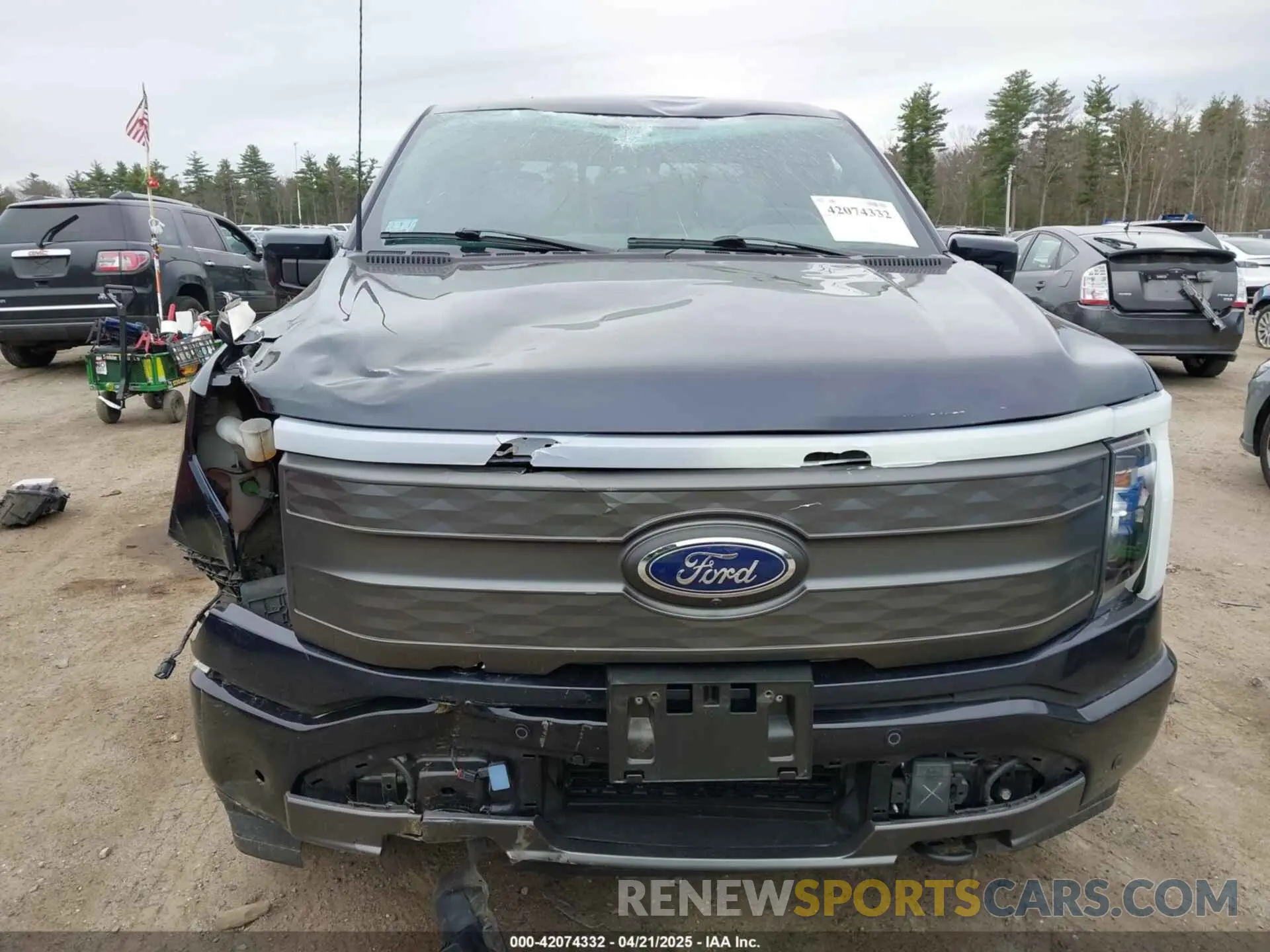 6 fotografías del automóvil dañado 1FTVW1EV3PWG21724 FORD F-150 LIGHTNING 2023