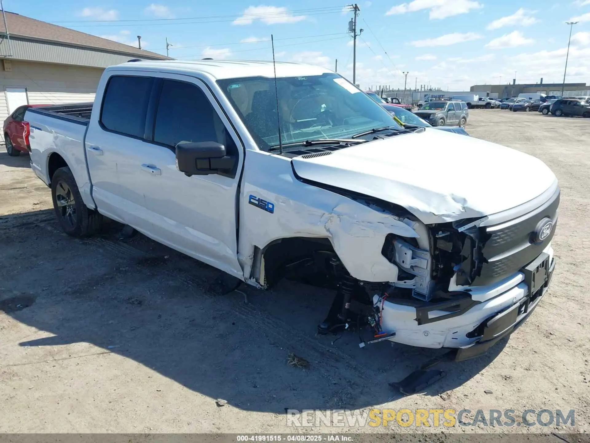 1 fotografías del automóvil dañado 1FTVW3L74RWG20276 FORD F-150 LIGHTNING 2024