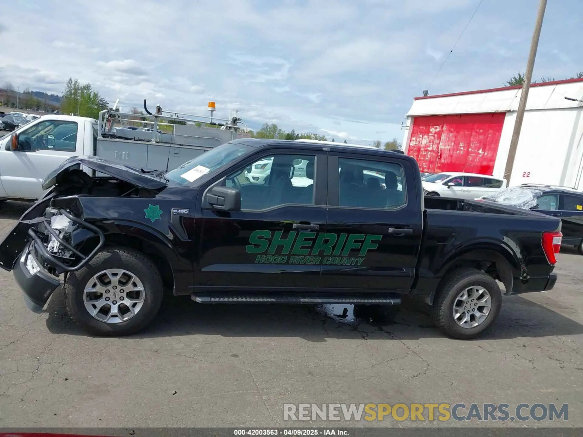 14 fotografías del automóvil dañado 1FTFW1P89NKE64247 FORD F-150 POLICE RESPONDER 2022