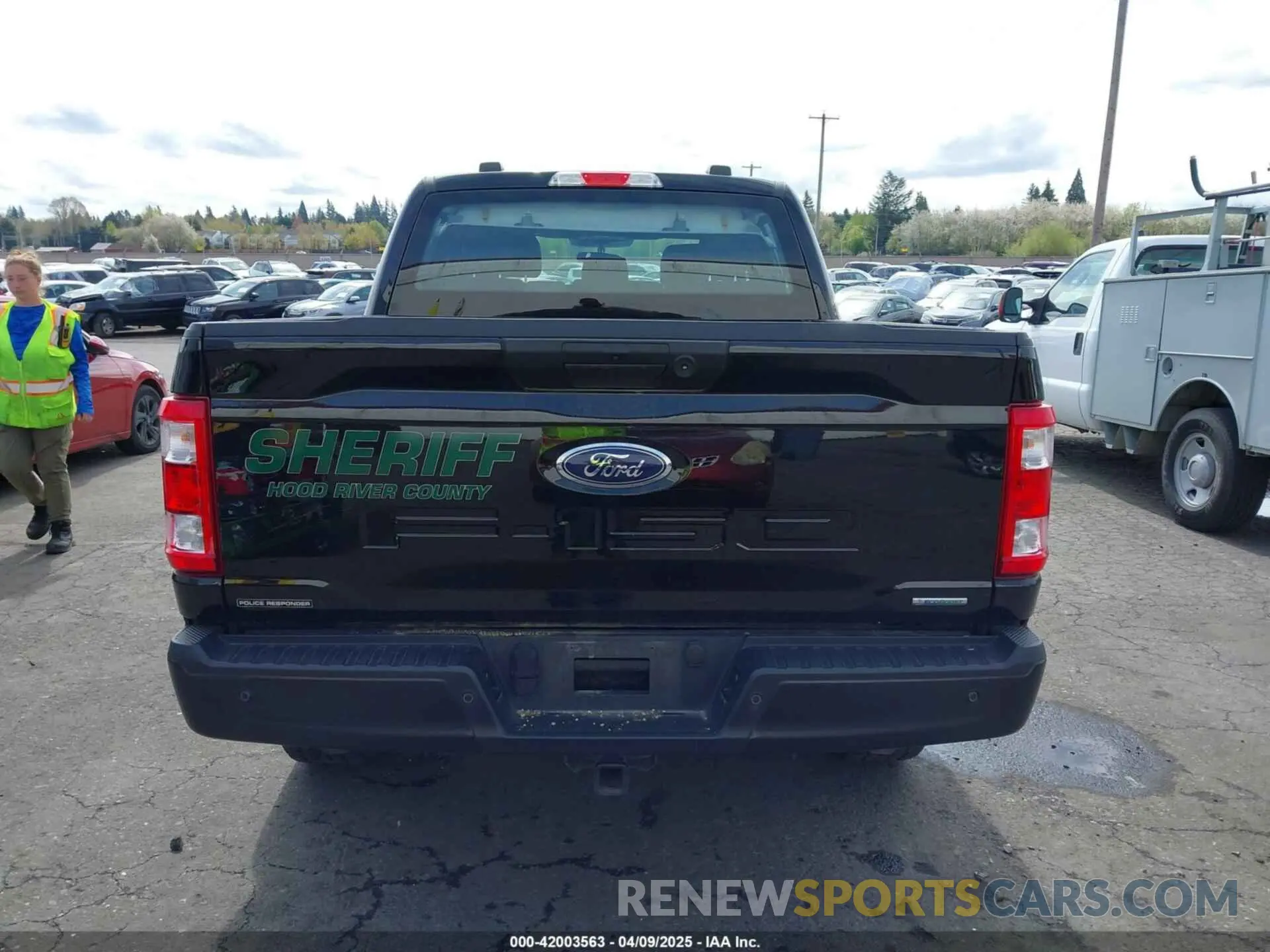 16 fotografías del automóvil dañado 1FTFW1P89NKE64247 FORD F-150 POLICE RESPONDER 2022