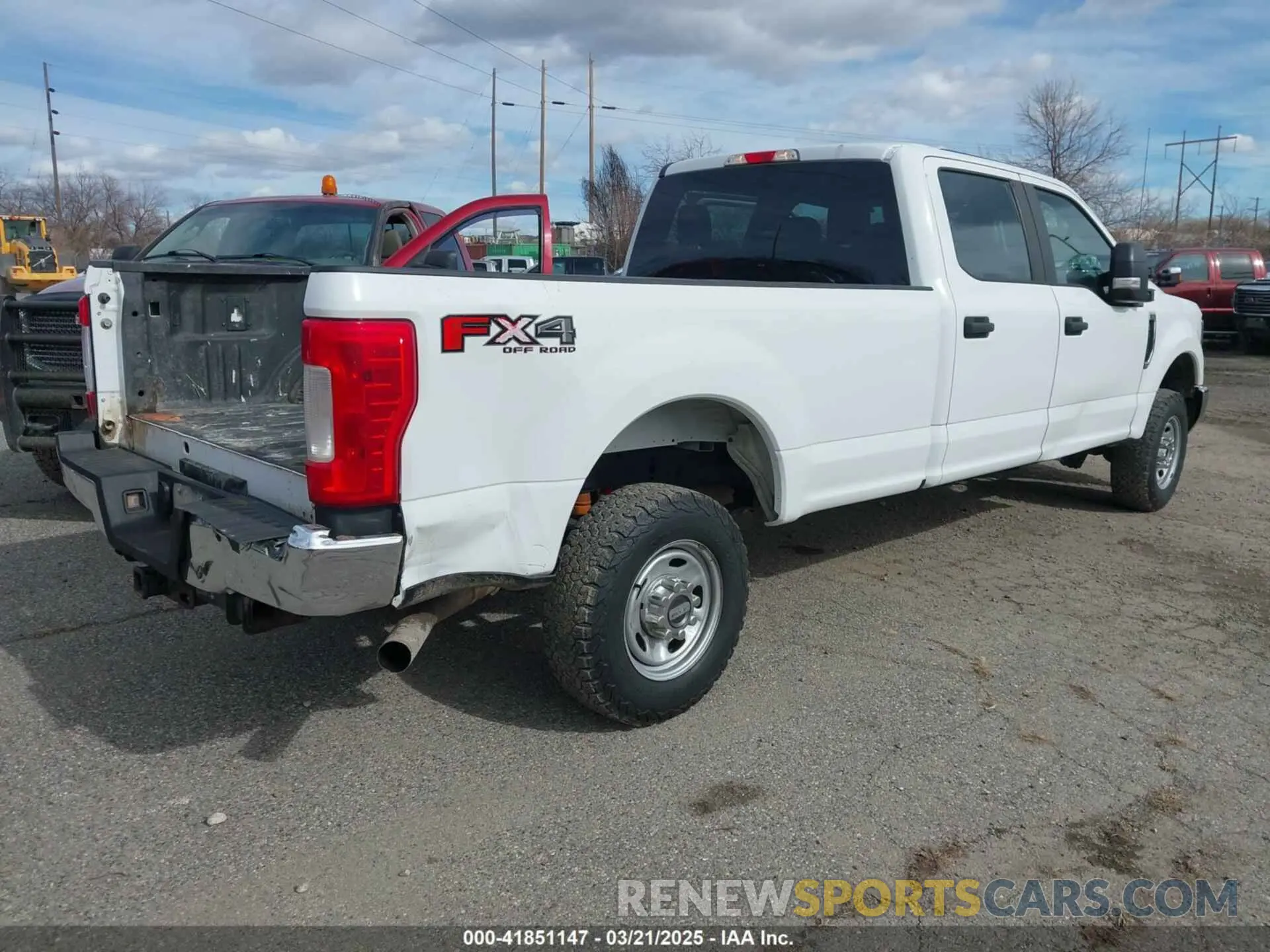 4 fotografías del automóvil dañado 1FT7W2B60KEF78955 FORD F-250 2019