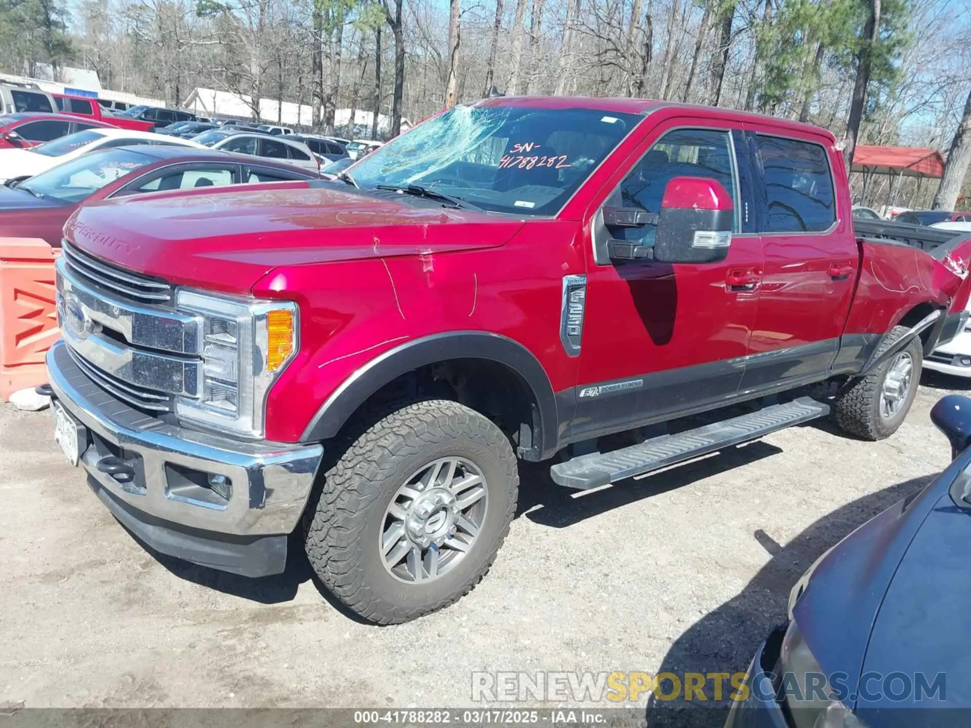 2 fotografías del automóvil dañado 1FT7W2BT5KEC23656 FORD F-250 2019