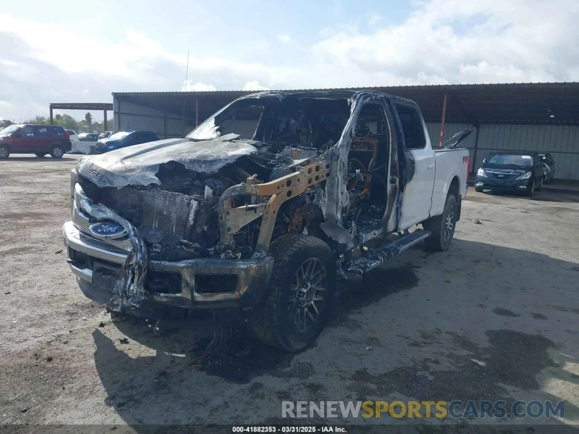 2 fotografías del automóvil dañado 1FT7W2BT7KEG24271 FORD F-250 2019