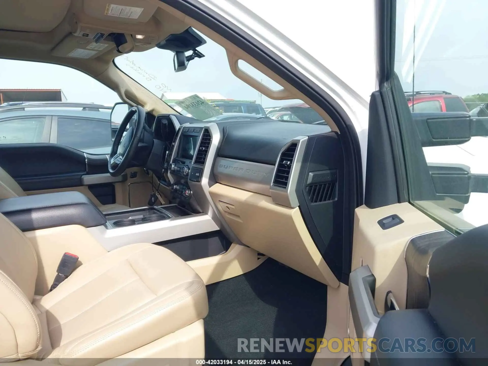 5 fotografías del automóvil dañado 1FT7W2BTXLEC16087 FORD F-250 2020