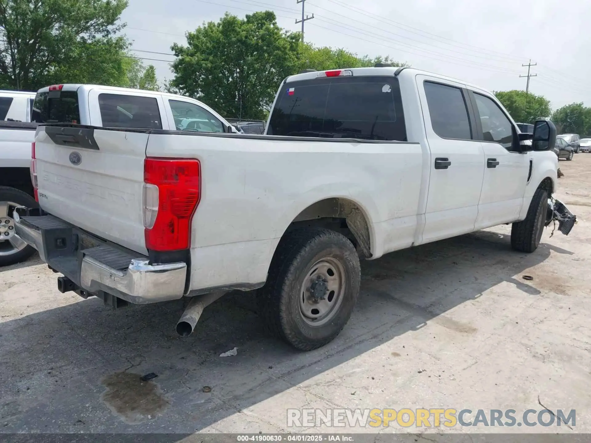 4 fotografías del automóvil dañado 1FT7W2A68MEE17189 FORD F-250 2021