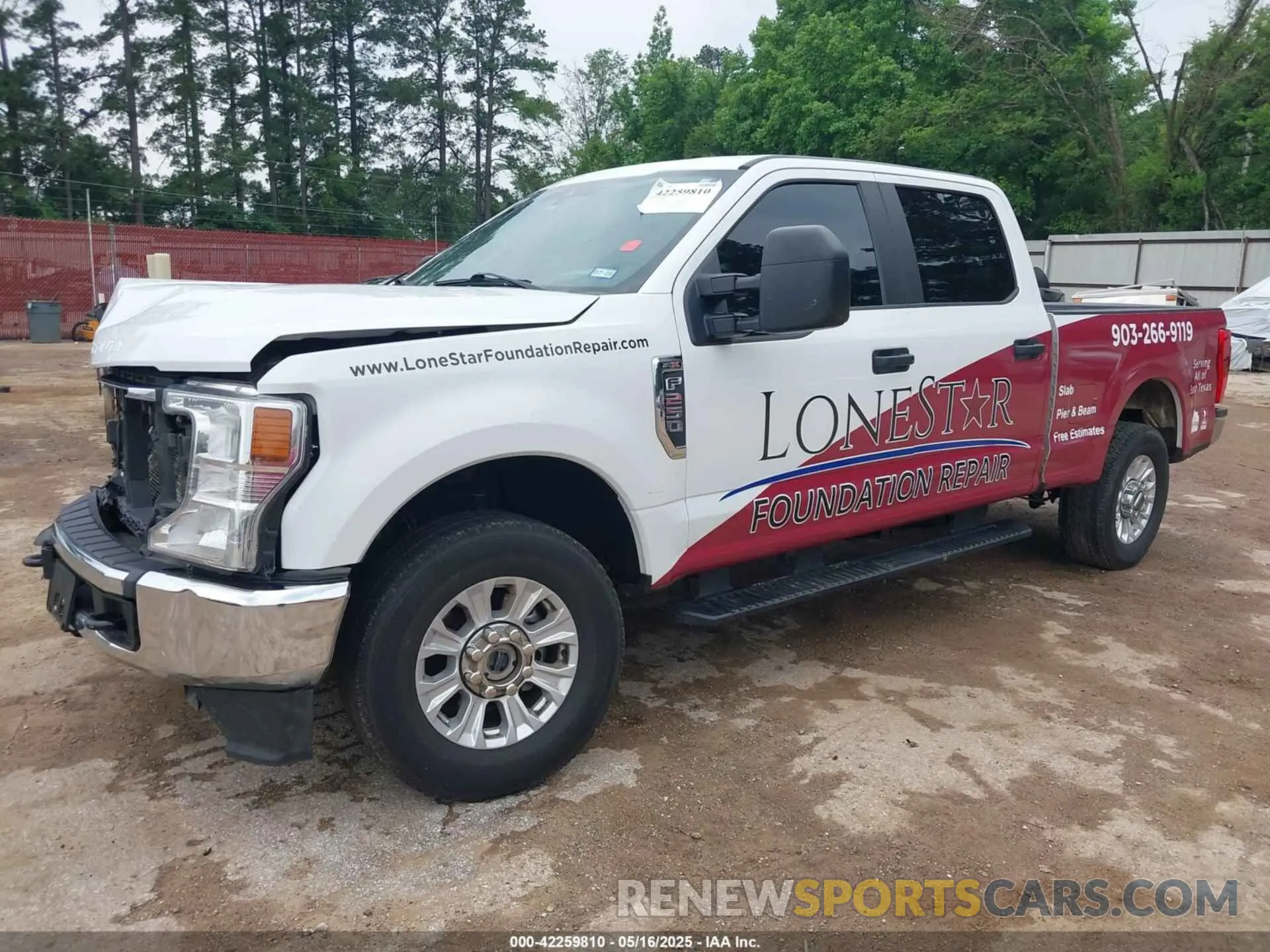 2 fotografías del automóvil dañado 1FT7W2B63MED78848 FORD F-250 2021