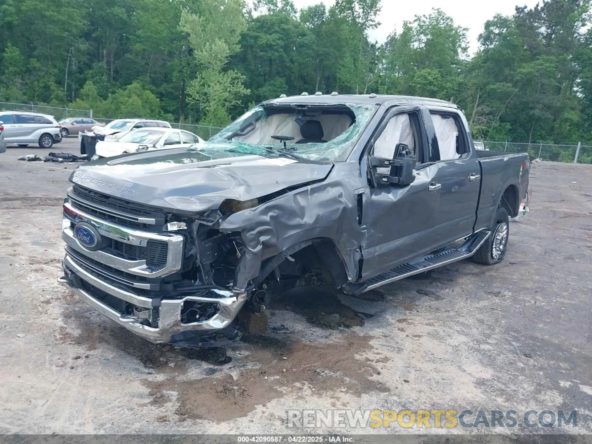 2 fotografías del automóvil dañado 1FT7W2B66MEC24781 FORD F-250 2021