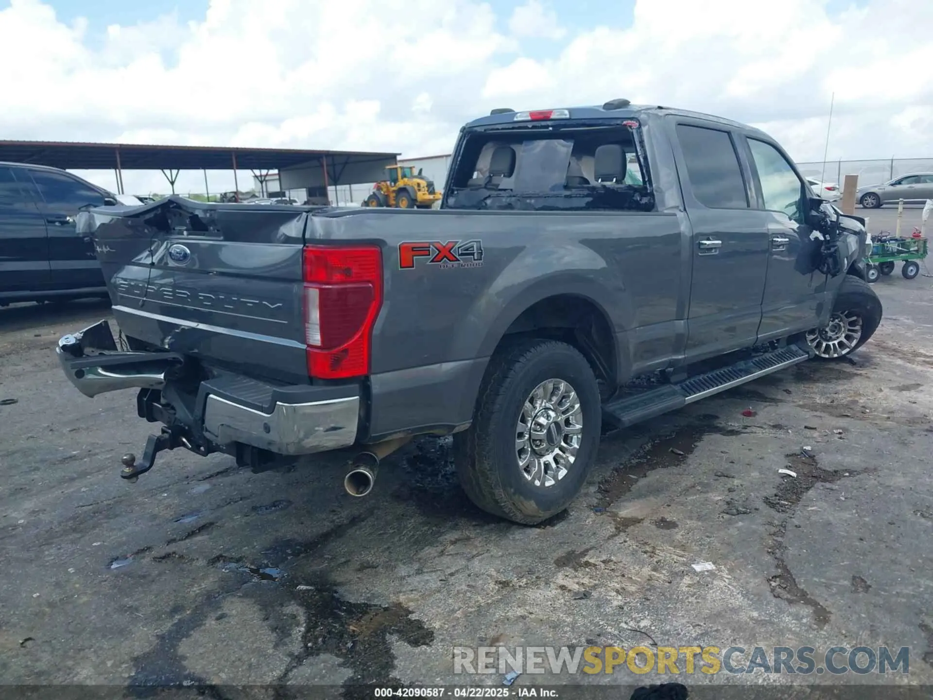 4 fotografías del automóvil dañado 1FT7W2B66MEC24781 FORD F-250 2021