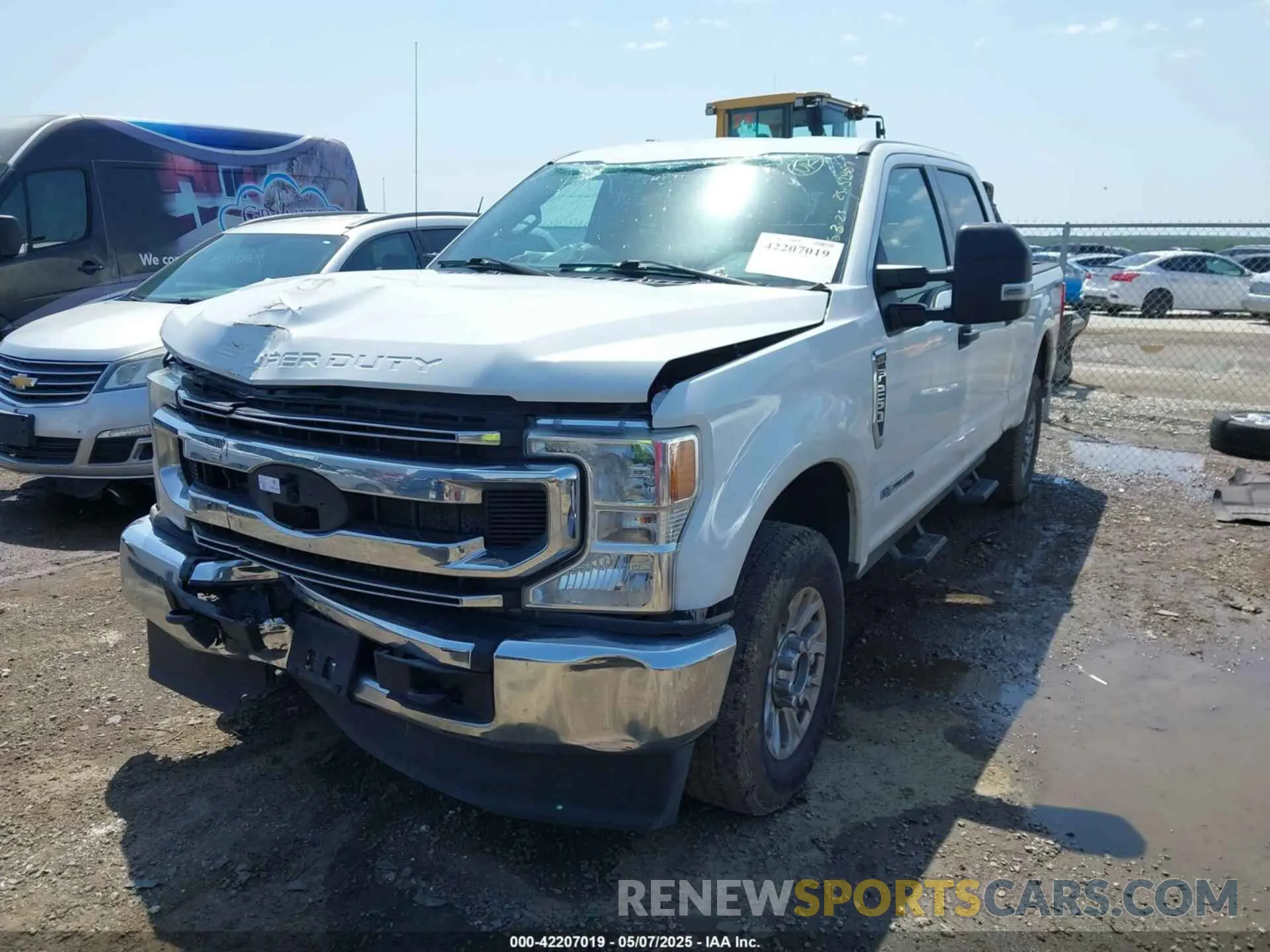 2 fotografías del automóvil dañado 1FT7W2BT1MED43814 FORD F-250 2021