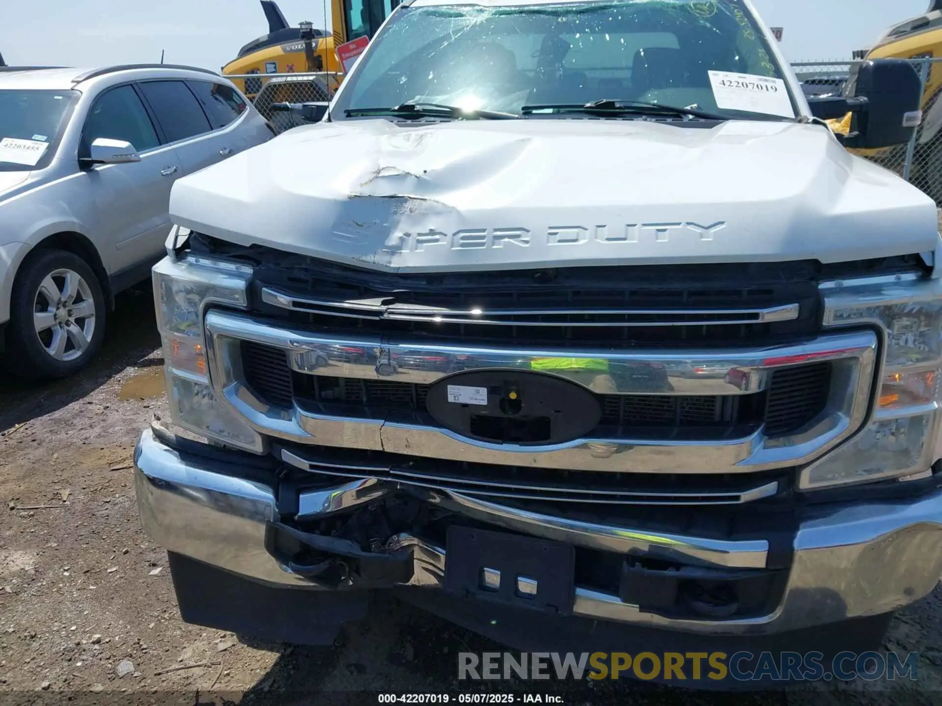 6 fotografías del automóvil dañado 1FT7W2BT1MED43814 FORD F-250 2021