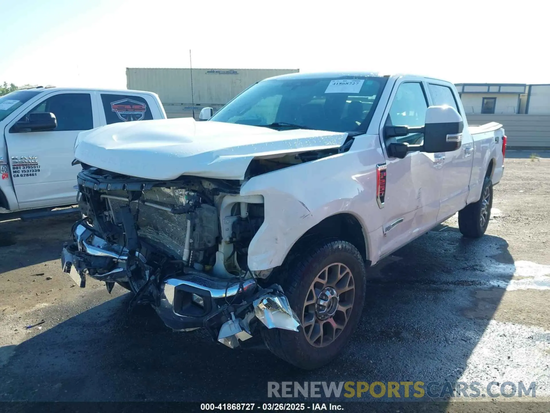 2 fotografías del automóvil dañado 1FT7W2BT3MED91539 FORD F-250 2021