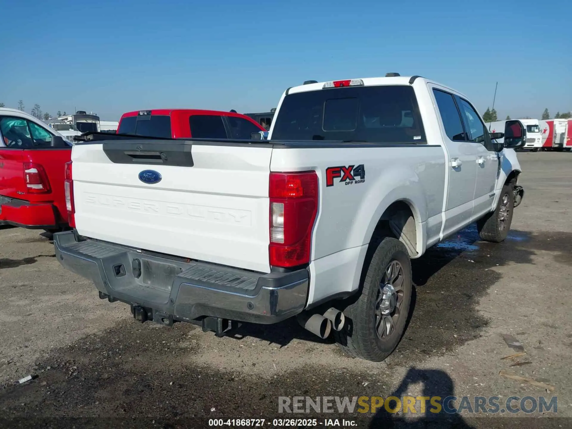 4 fotografías del automóvil dañado 1FT7W2BT3MED91539 FORD F-250 2021