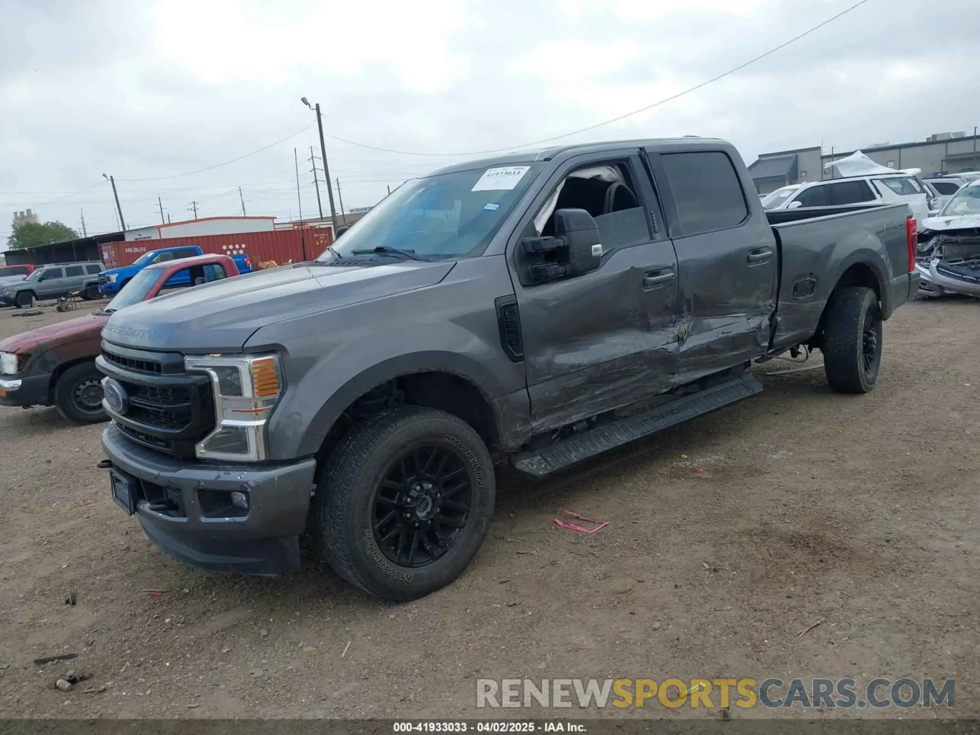 2 fotografías del automóvil dañado 1FT7W2B61NEC05508 FORD F-250 2022