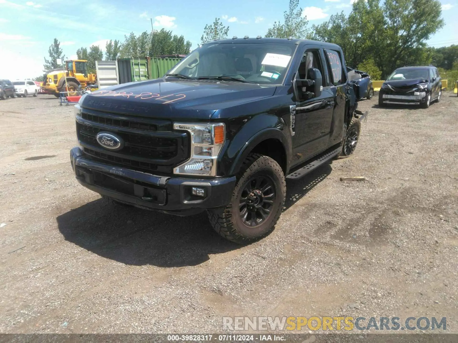 2 fotografías del automóvil dañado 1FT7W2BNXNEF72205 FORD F-250 2022