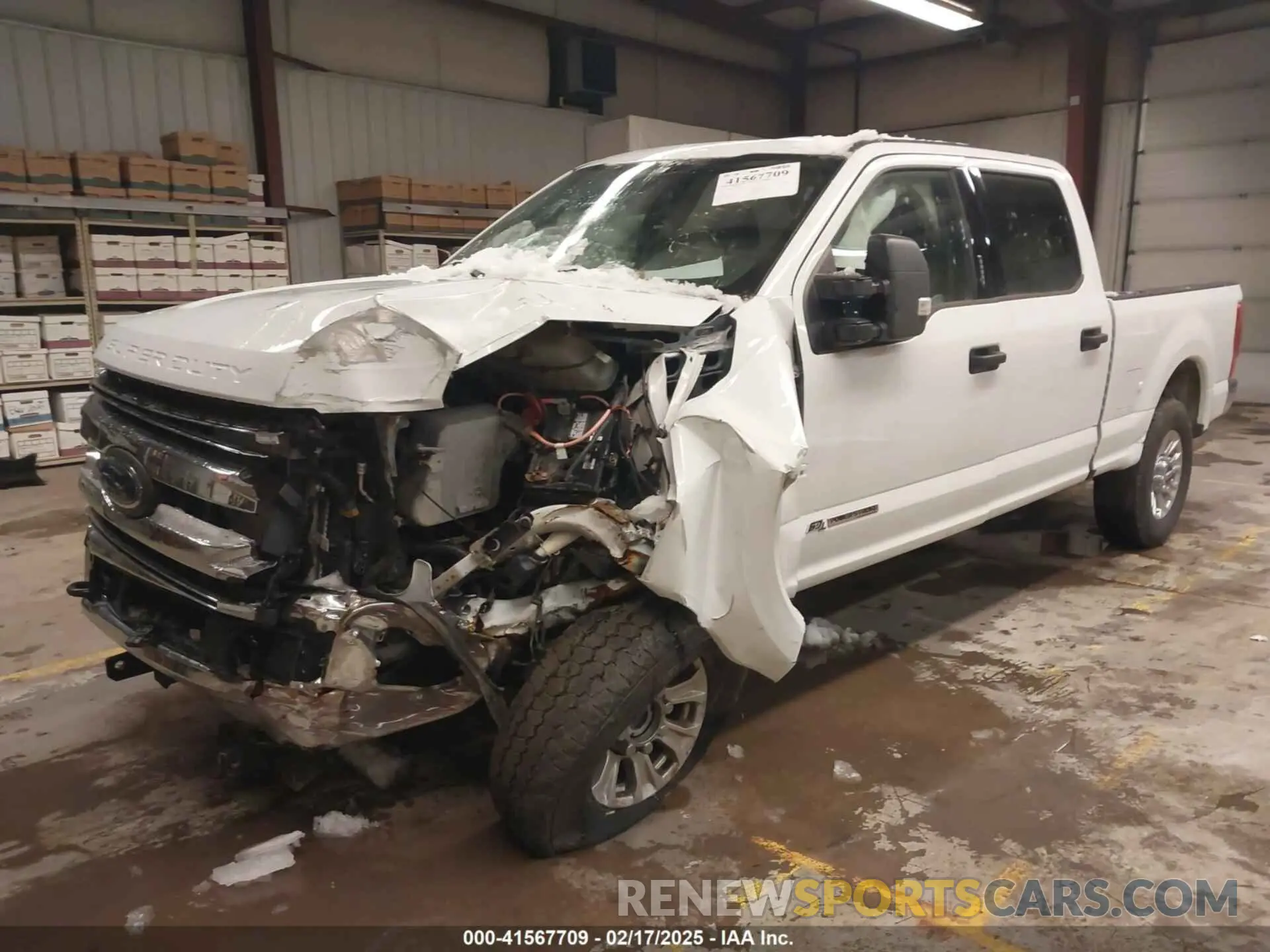 2 fotografías del automóvil dañado 1FT7W2BT2NEF14801 FORD F-250 2022