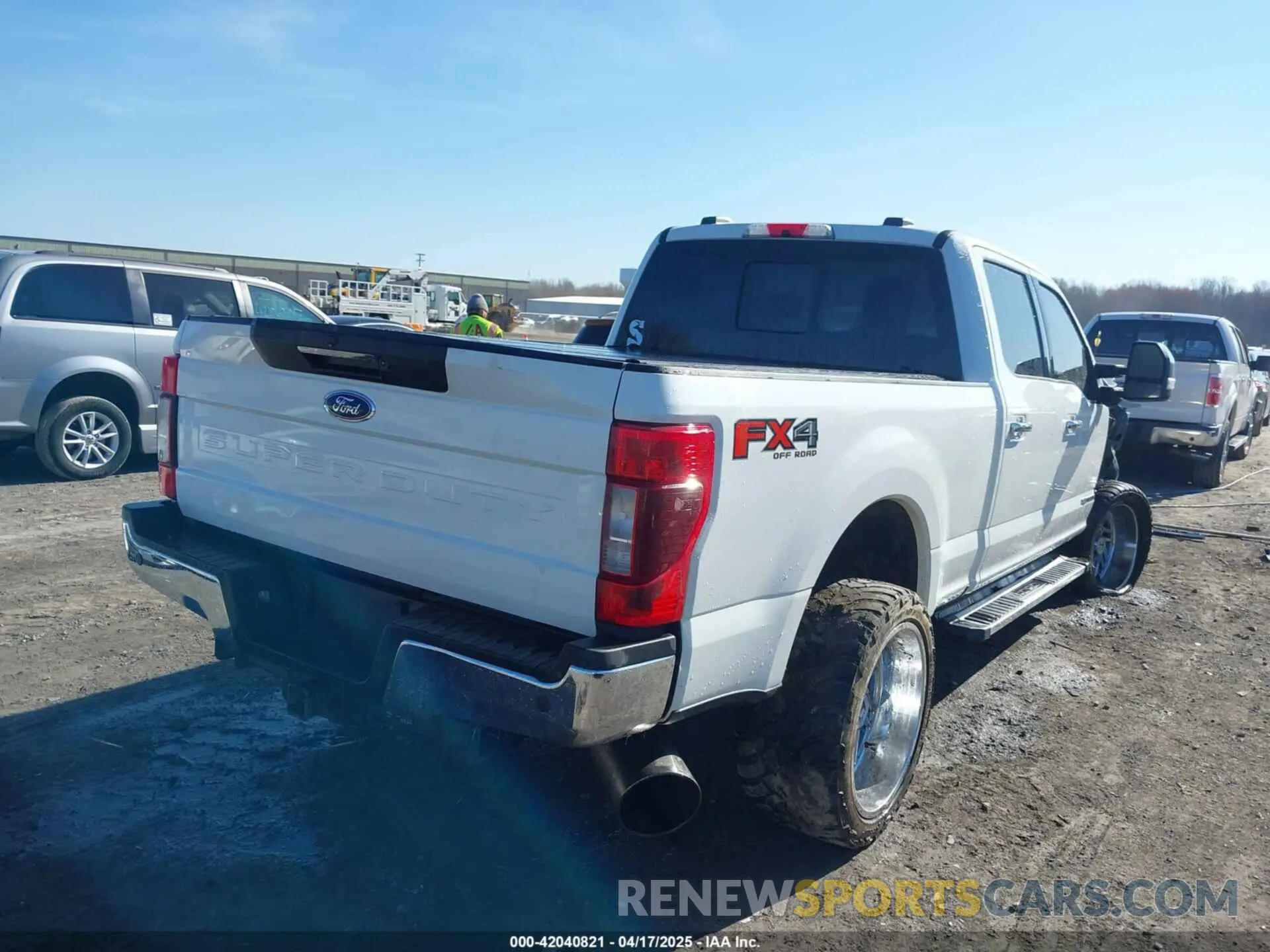 4 fotografías del automóvil dañado 1FT7W2BT3NEF54126 FORD F-250 2022