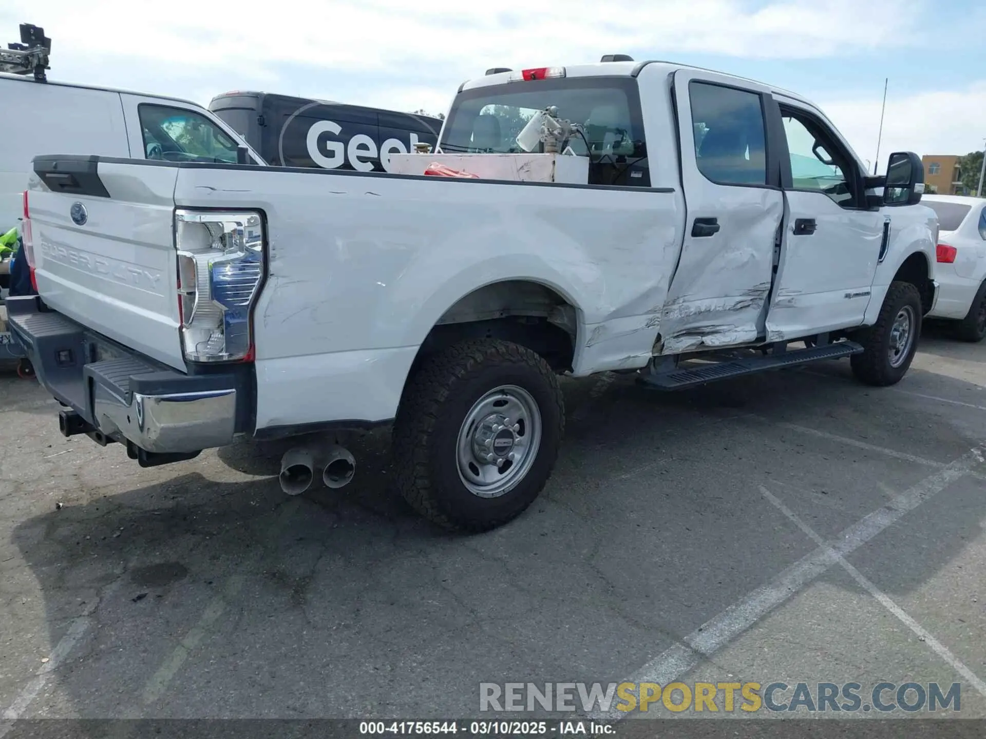 4 fotografías del automóvil dañado 1FT7W2BT5NEC17344 FORD F-250 2022