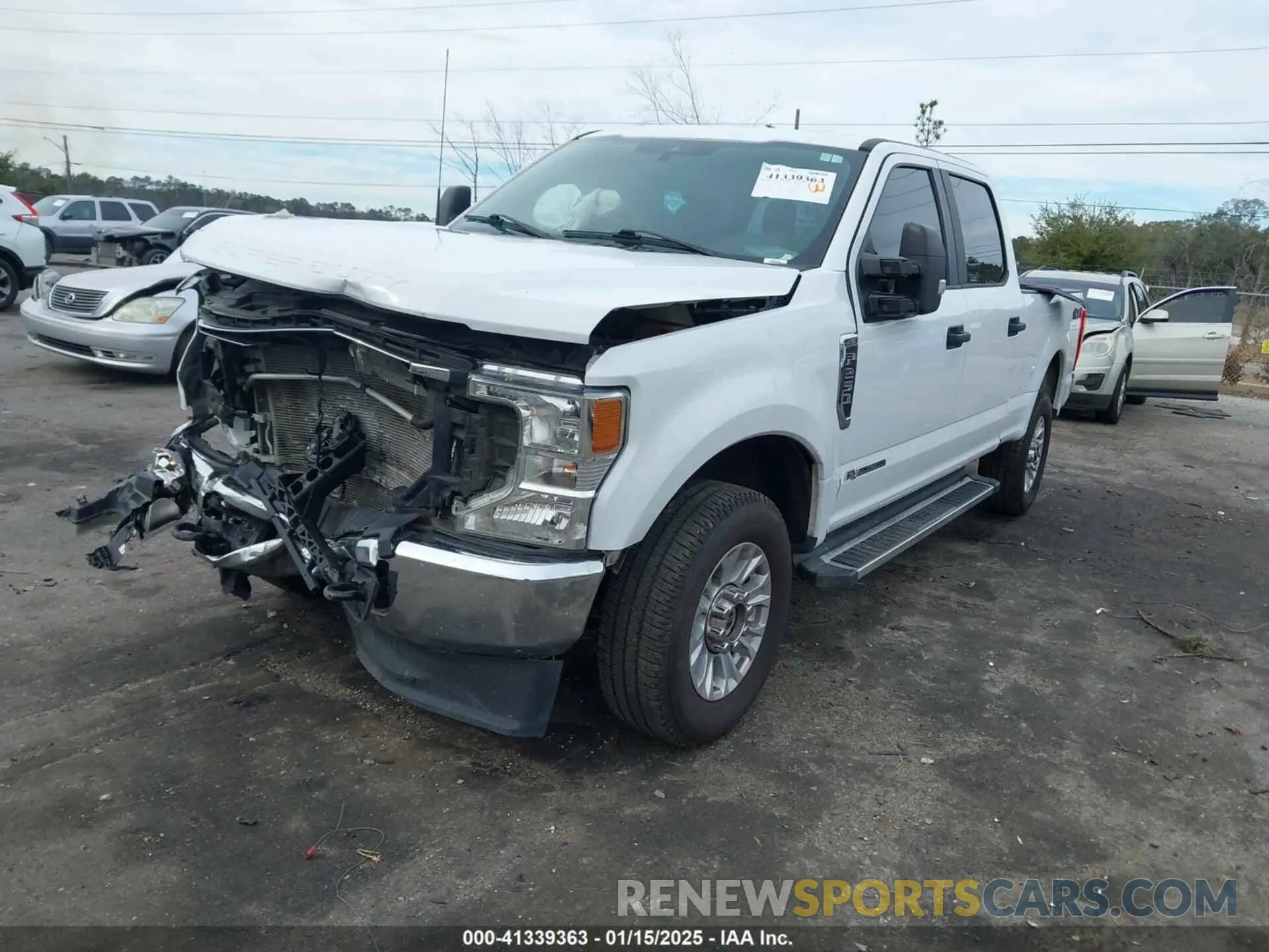 2 fotografías del automóvil dañado 1FT7W2BTXNEF76074 FORD F-250 2022