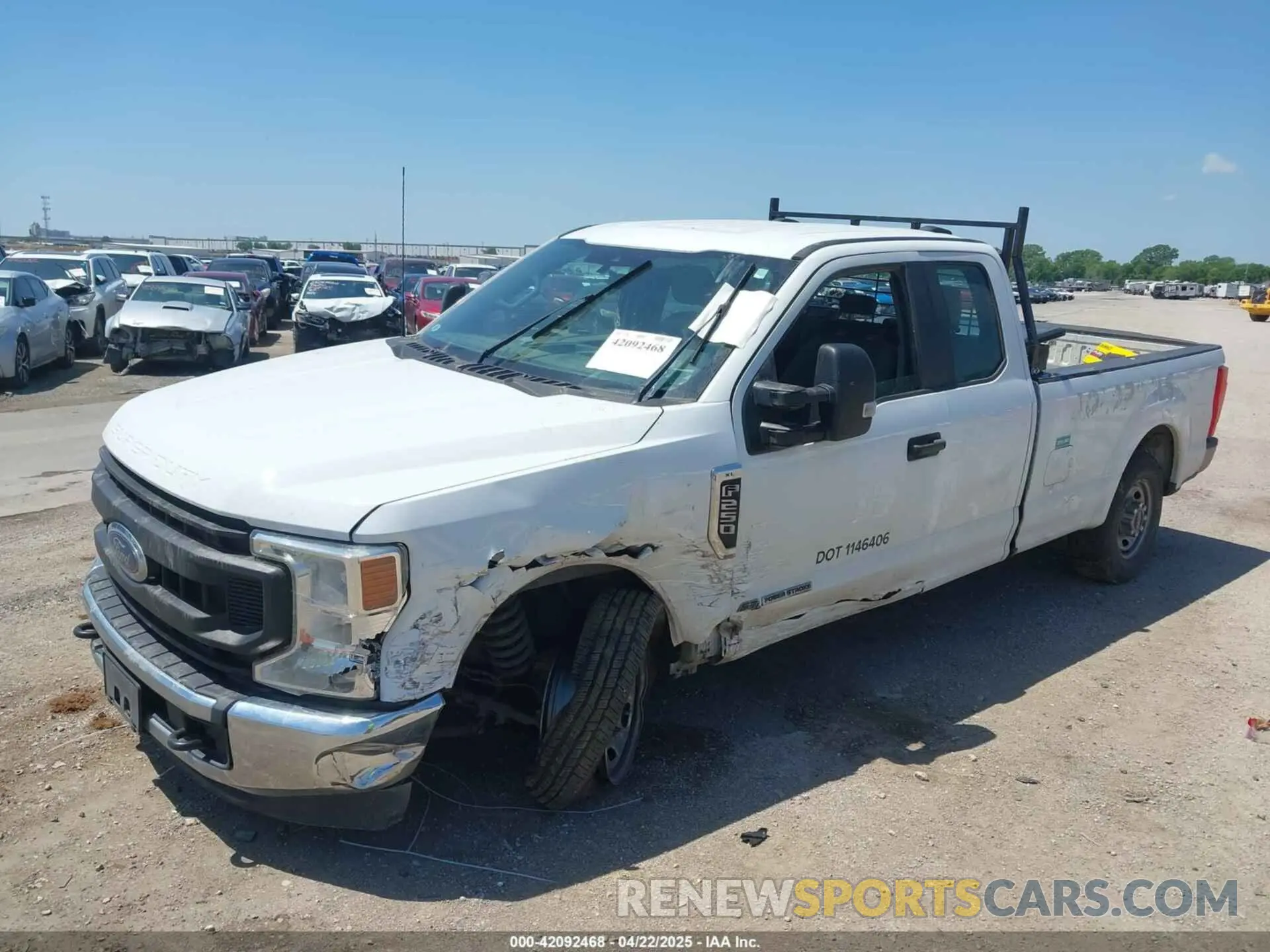 2 fotografías del automóvil dañado 1FT7X2AT9NEF22909 FORD F-250 2022