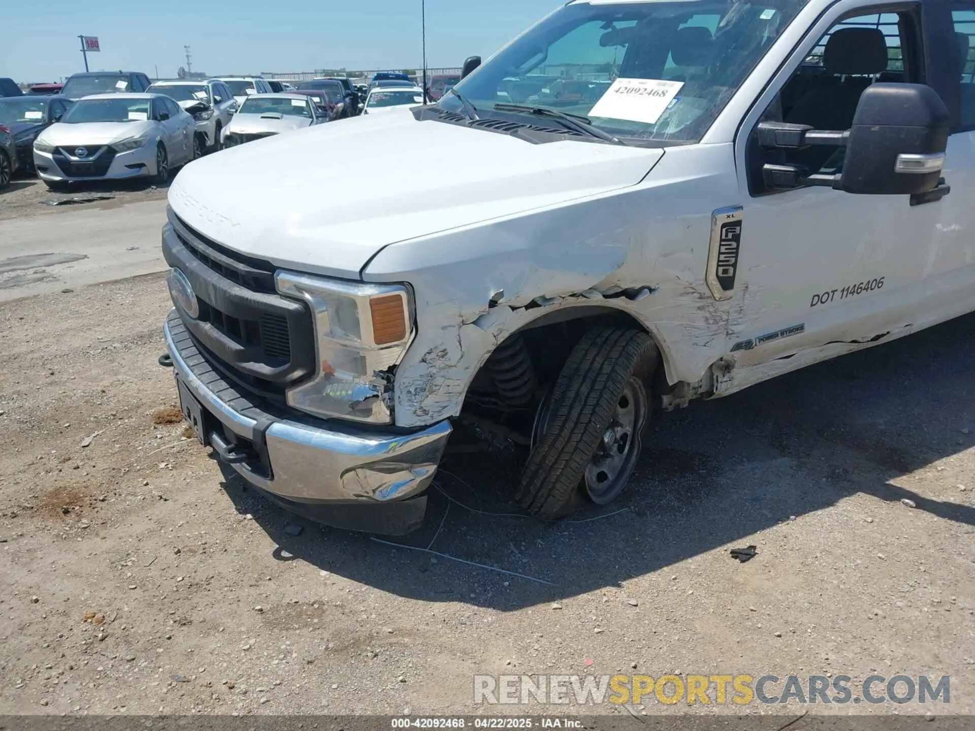 6 fotografías del automóvil dañado 1FT7X2AT9NEF22909 FORD F-250 2022