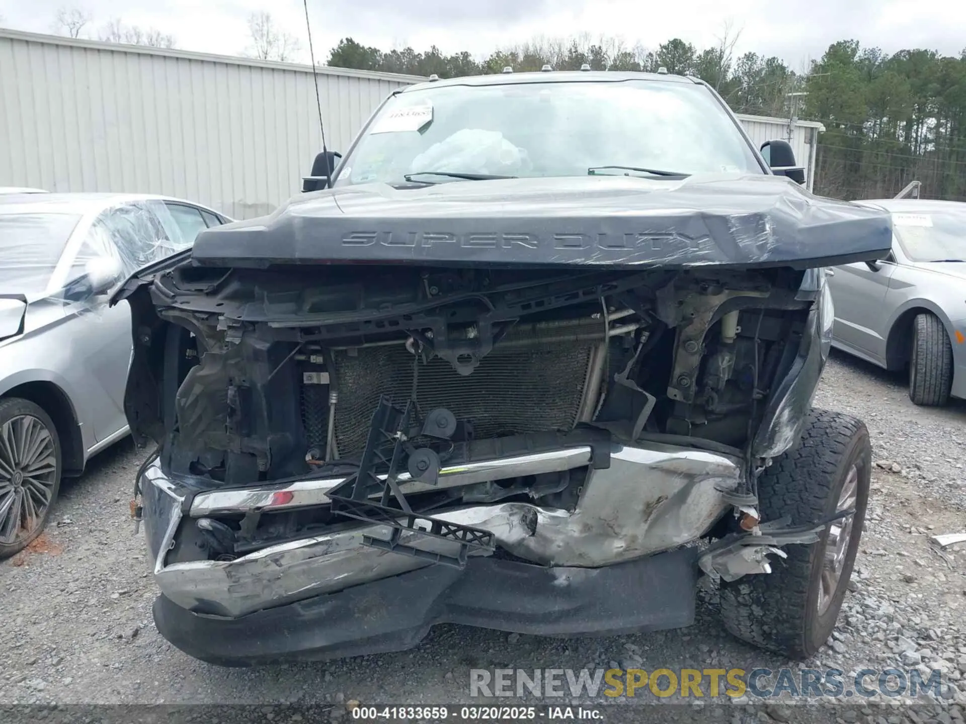 6 fotografías del automóvil dañado 1FT7X2B68NEE11440 FORD F-250 2022