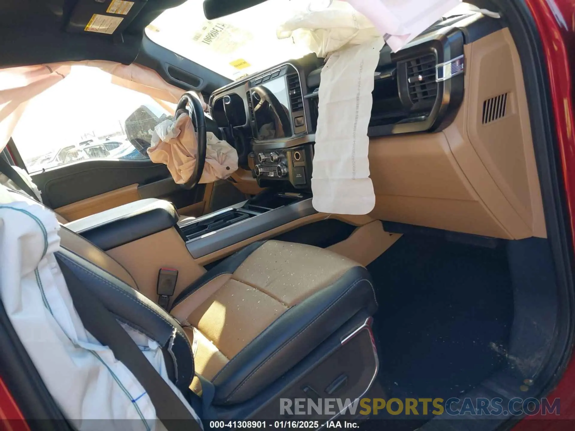5 fotografías del automóvil dañado 1FT8W2BN7PEC80969 FORD F-250 2023