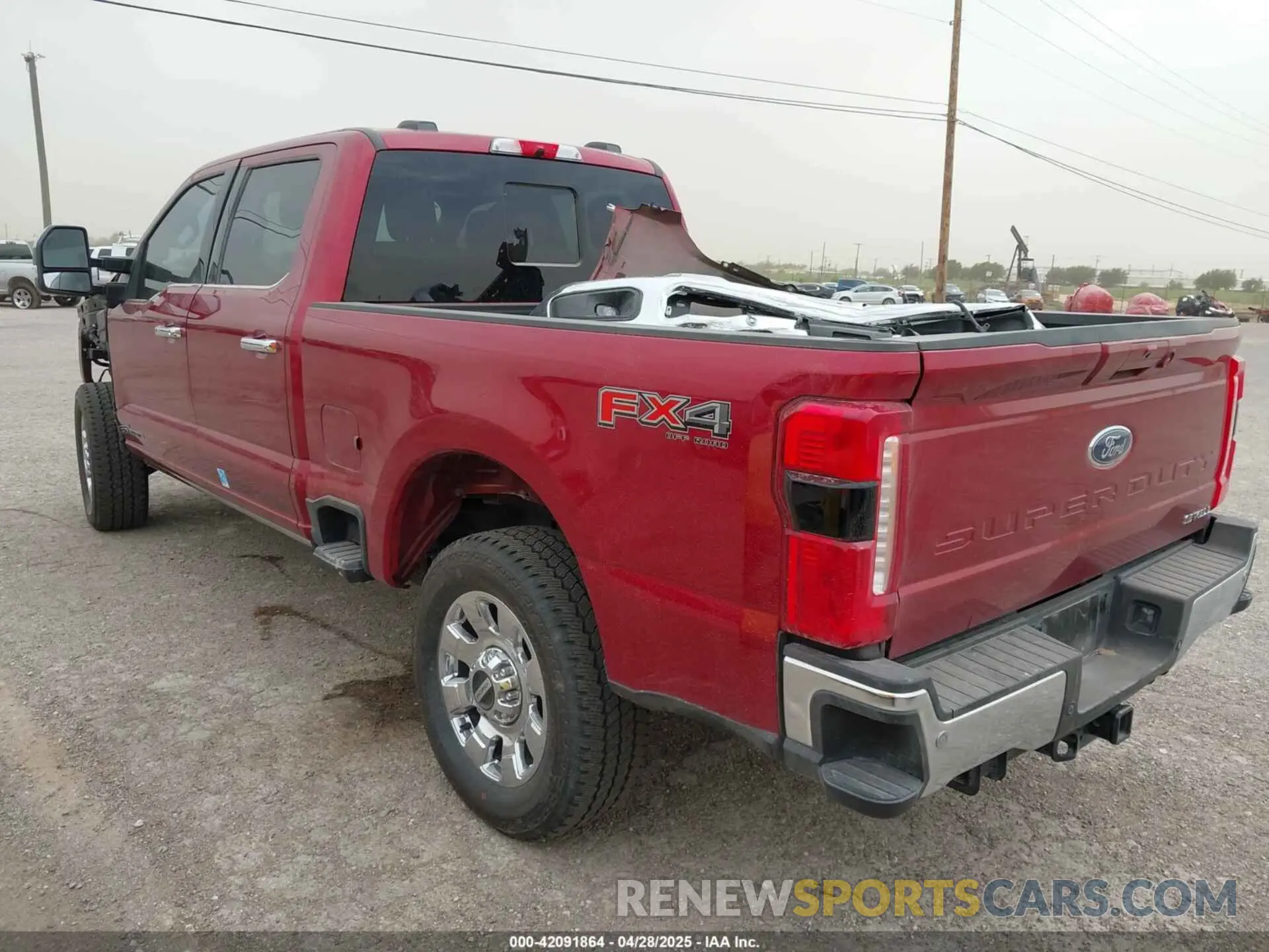 3 fotografías del automóvil dañado 1FT8W2BT0SEC07420 FORD F-250 2025