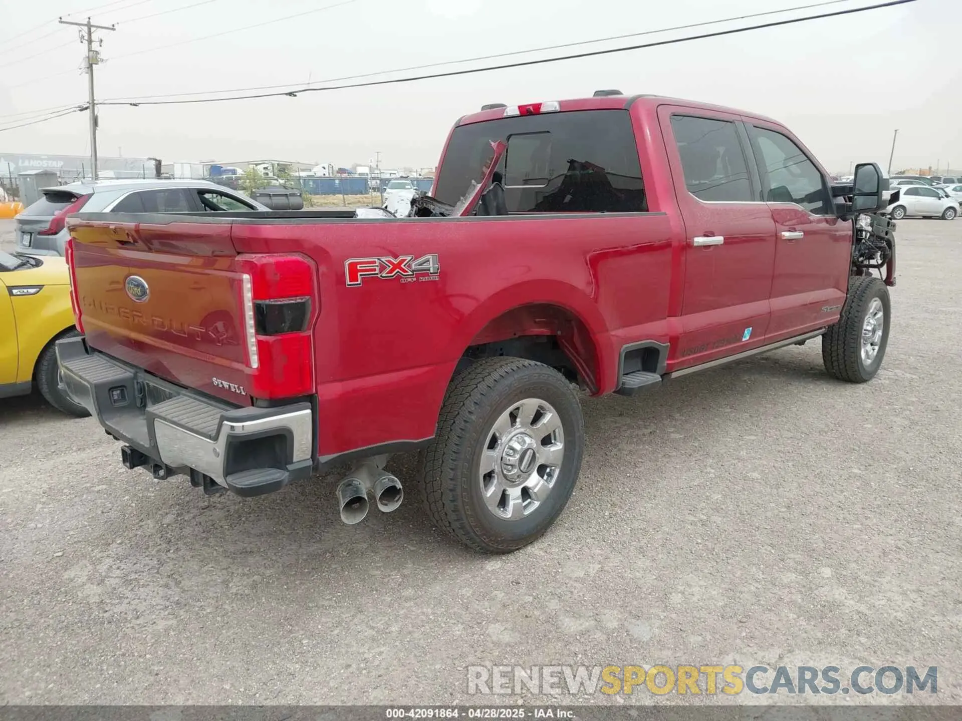 4 fotografías del automóvil dañado 1FT8W2BT0SEC07420 FORD F-250 2025